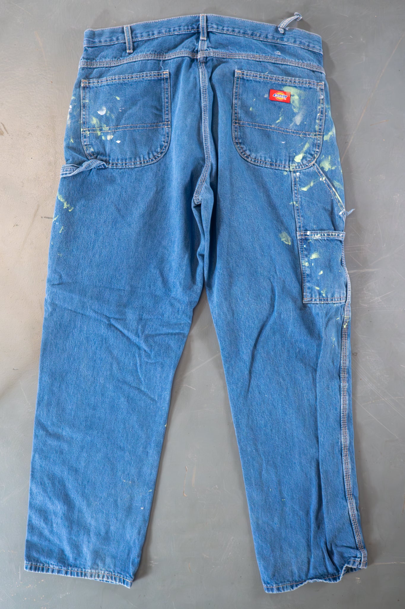 Dickies Vintage Carpenter Baggy Trousers– 90s Y2K - Denim - W36, L32