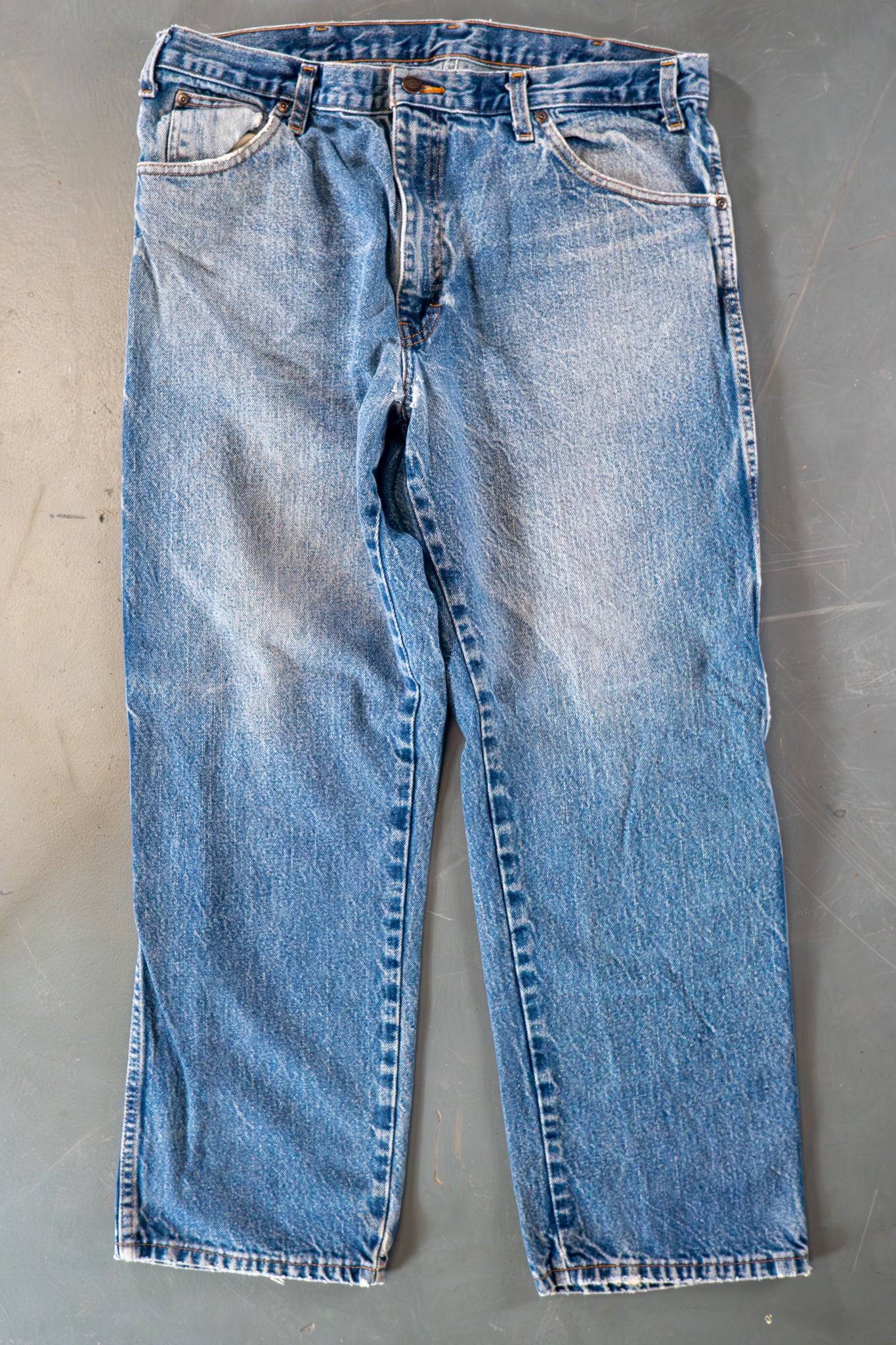 Dickies Vintage Carpenter Baggy Trousers– 90s Y2K - Denim - W34, L29