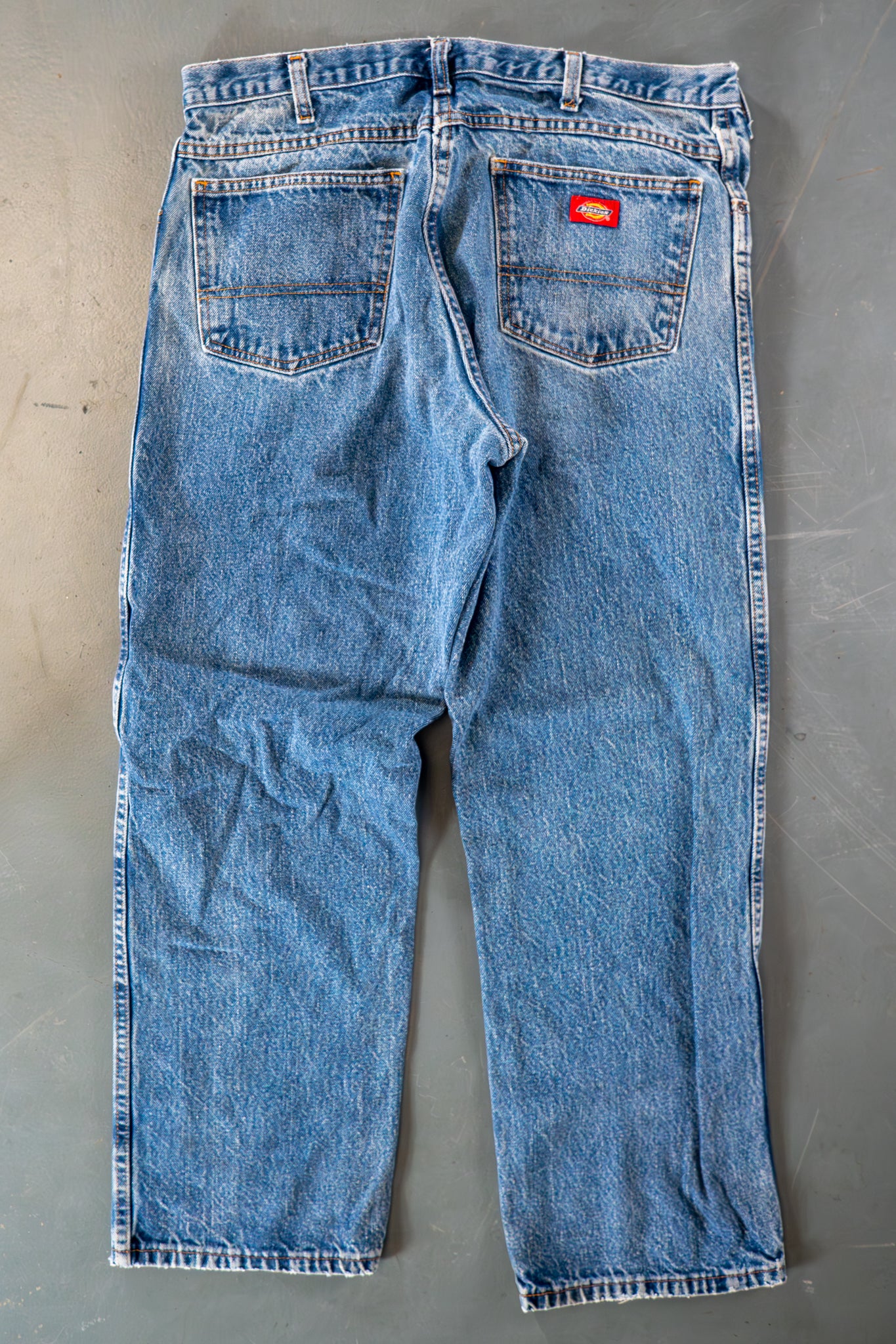Dickies Vintage Carpenter Baggy Trousers– 90s Y2K - Denim - W34, L29