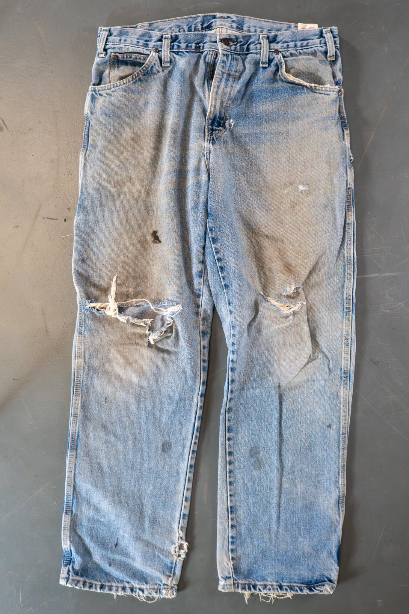 Dickies Vintage Carpenter Baggy Trousers– 90s Y2K - Denim - W32, L30