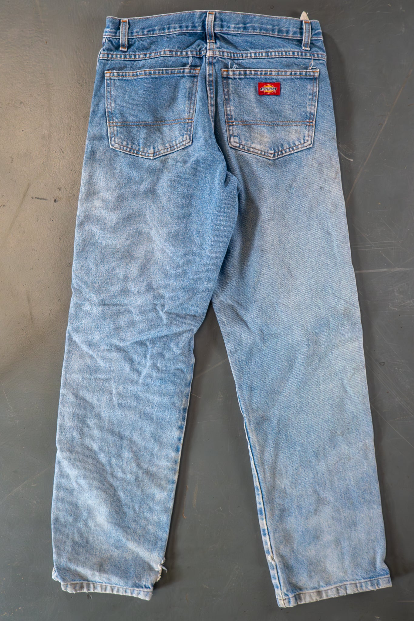 Dickies Vintage Carpenter Baggy Trousers– 90s Y2K - Denim - W28, L30