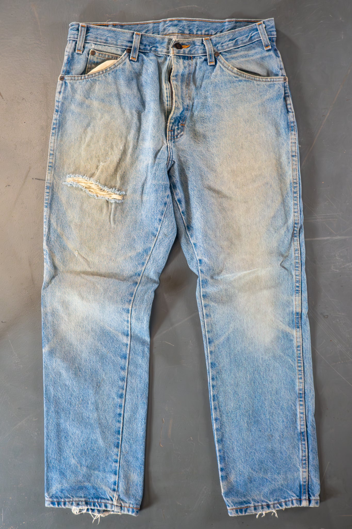 Dickies Vintage Carpenter Baggy Trousers– 90s Y2K - Denim - W32, L30