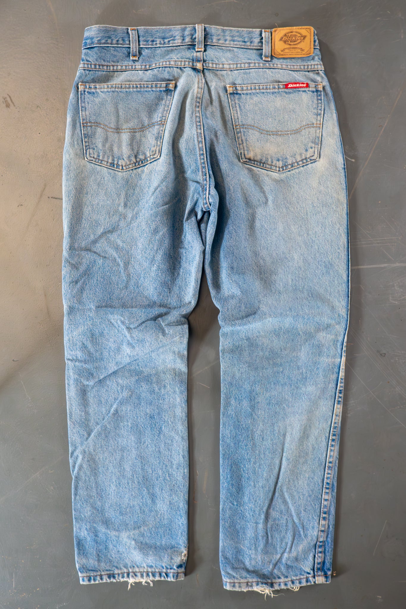 Dickies Vintage Carpenter Baggy Trousers– 90s Y2K - Denim - W32, L30