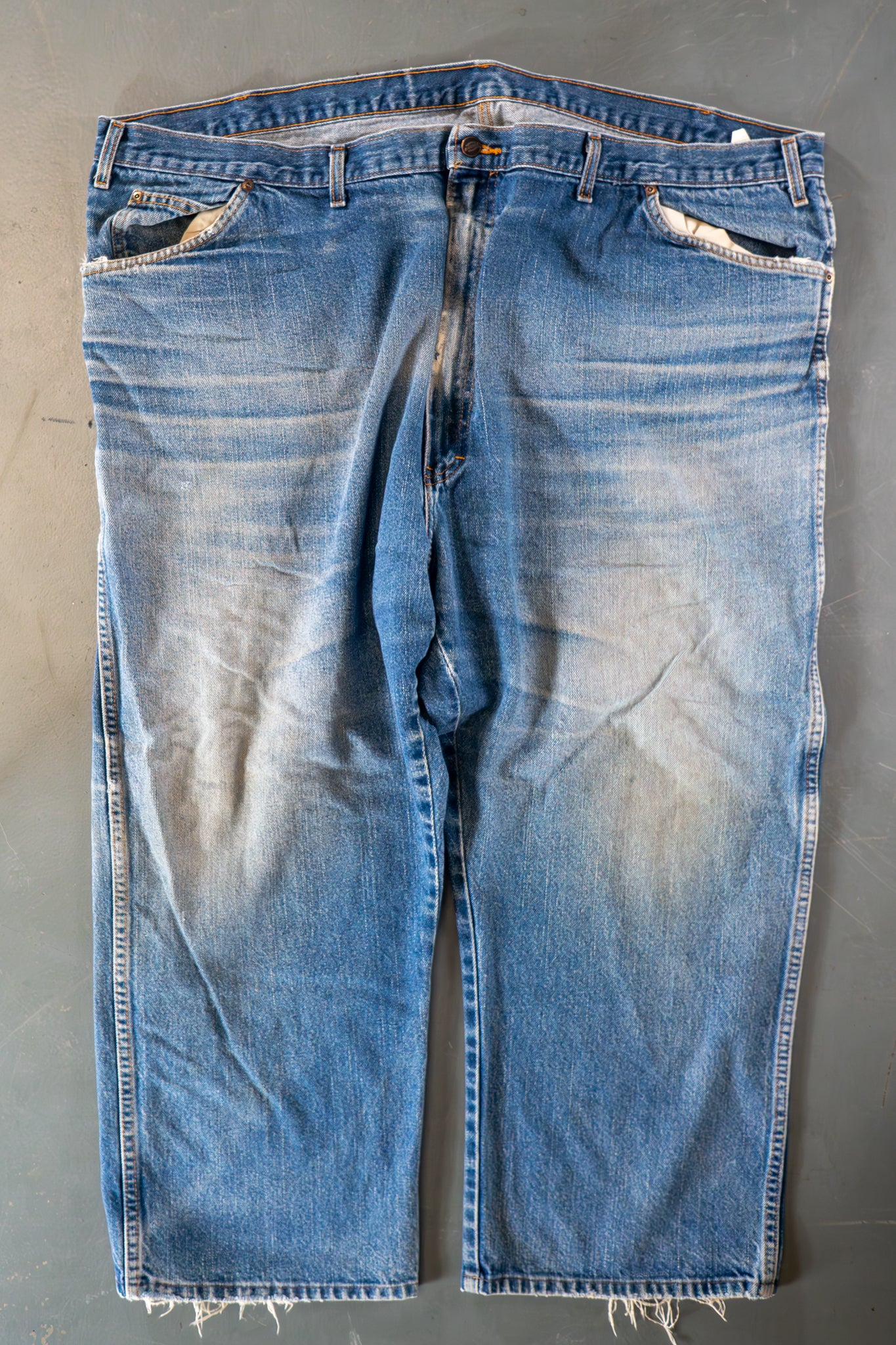 Dickies Vintage Carpenter Baggy Trousers– 90s Y2K - Denim - W48, L26
