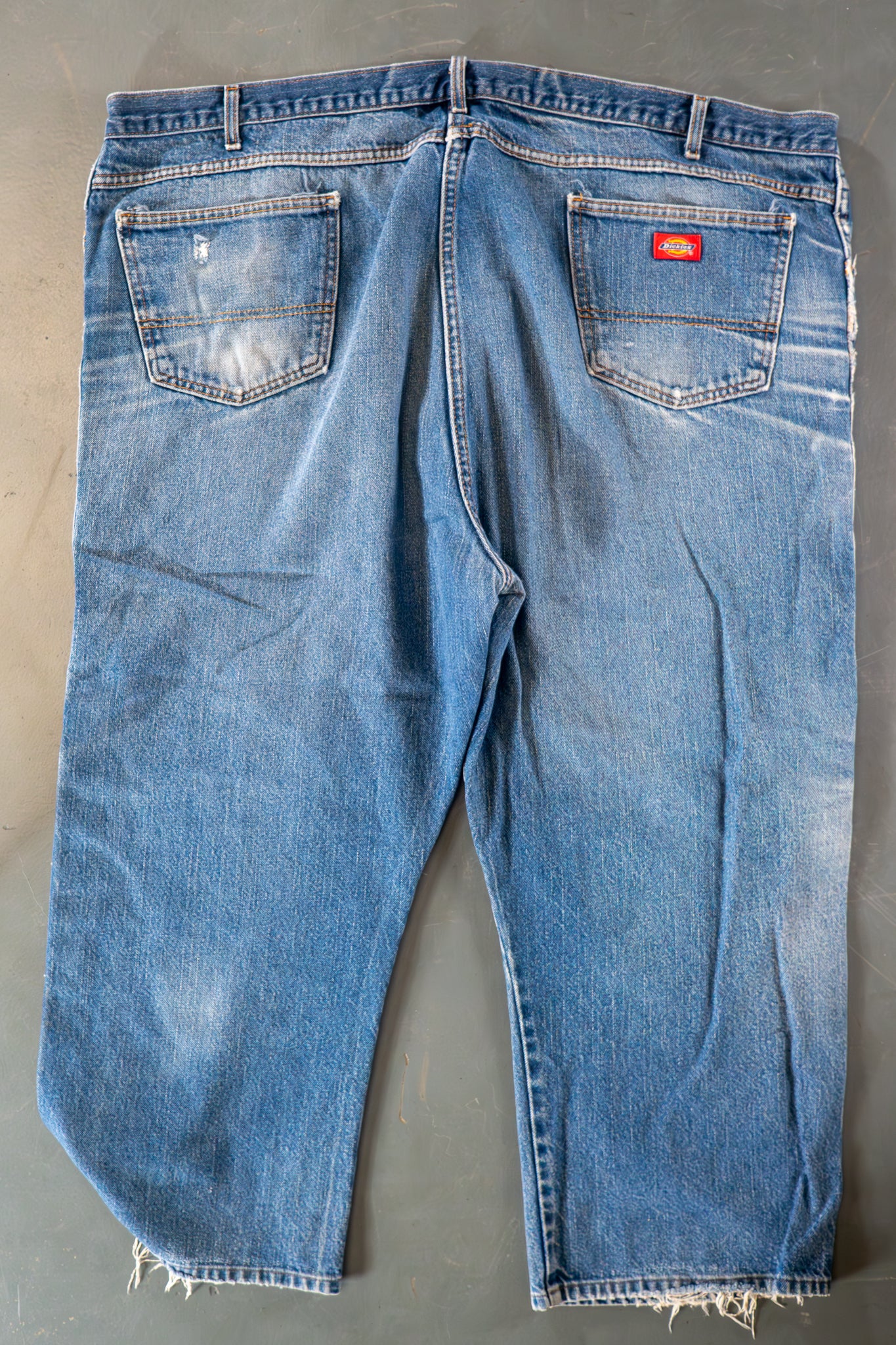 Dickies Vintage Carpenter Baggy Trousers– 90s Y2K - Denim - W48, L26