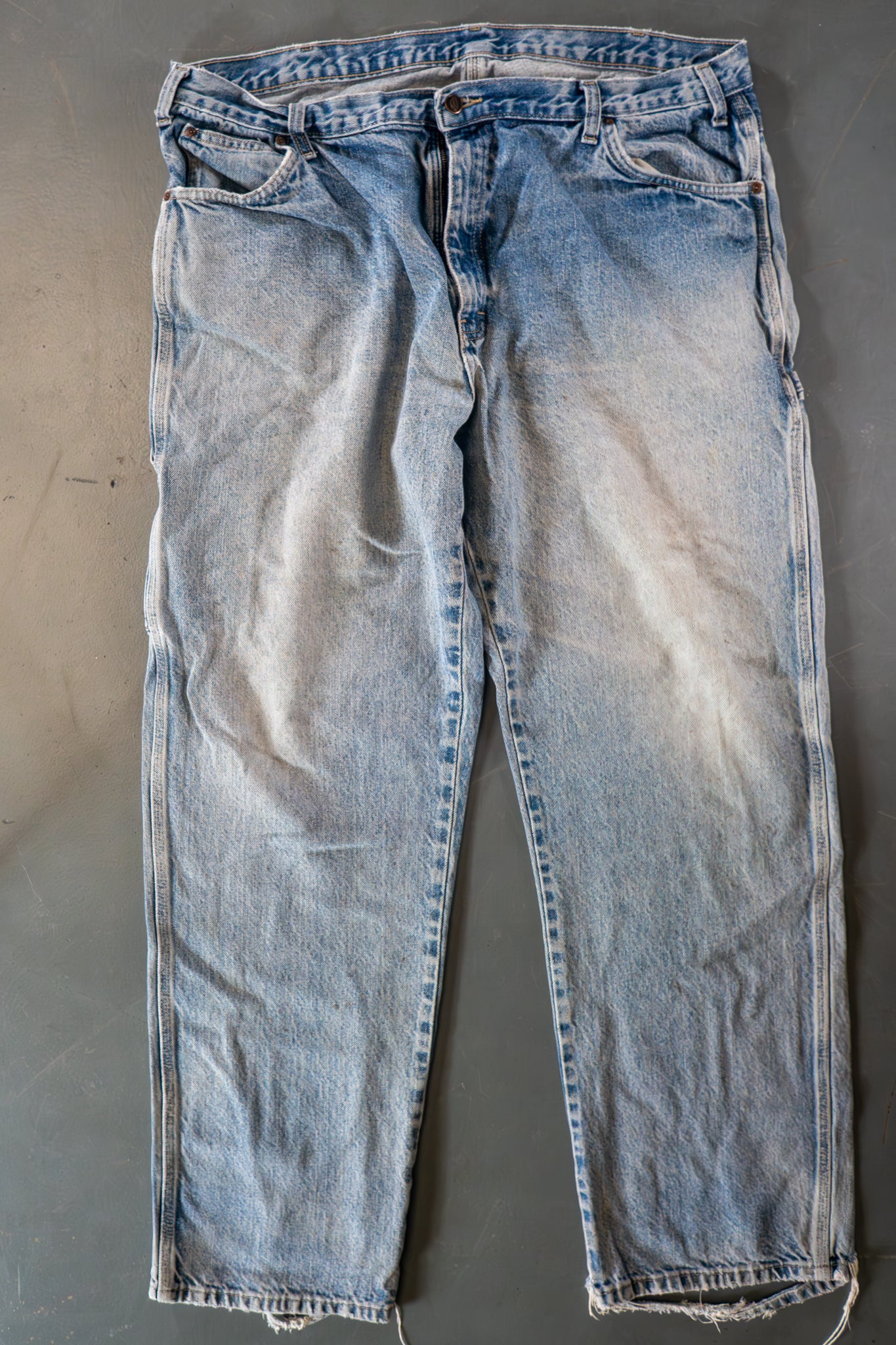 Dickies Vintage Carpenter Baggy Trousers– 90s Y2K - Denim - W38, L32
