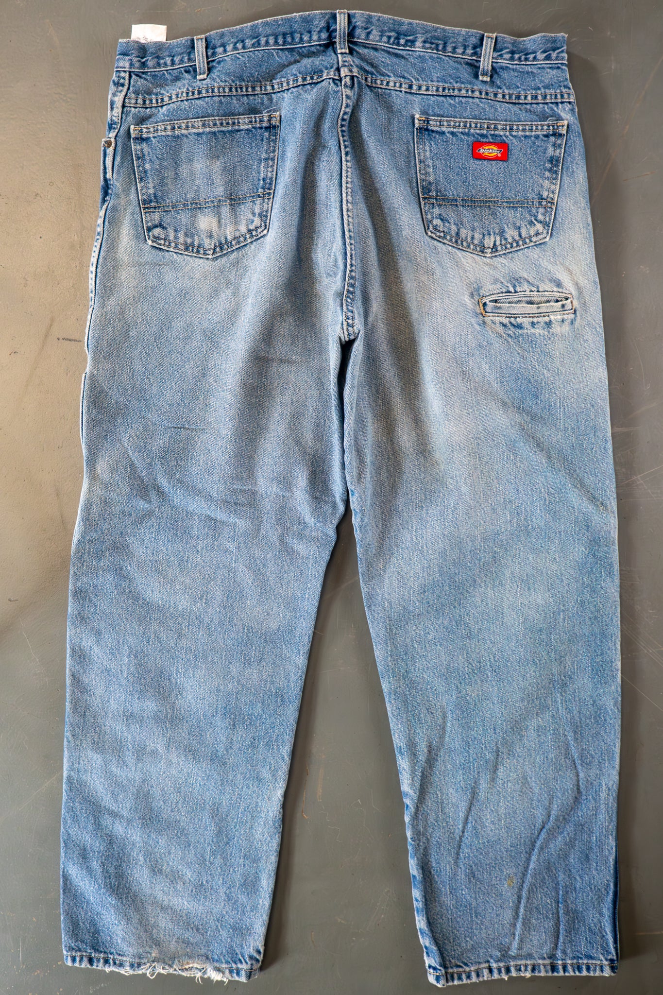 Dickies Vintage Carpenter Baggy Trousers– 90s Y2K - Denim - W40, L30