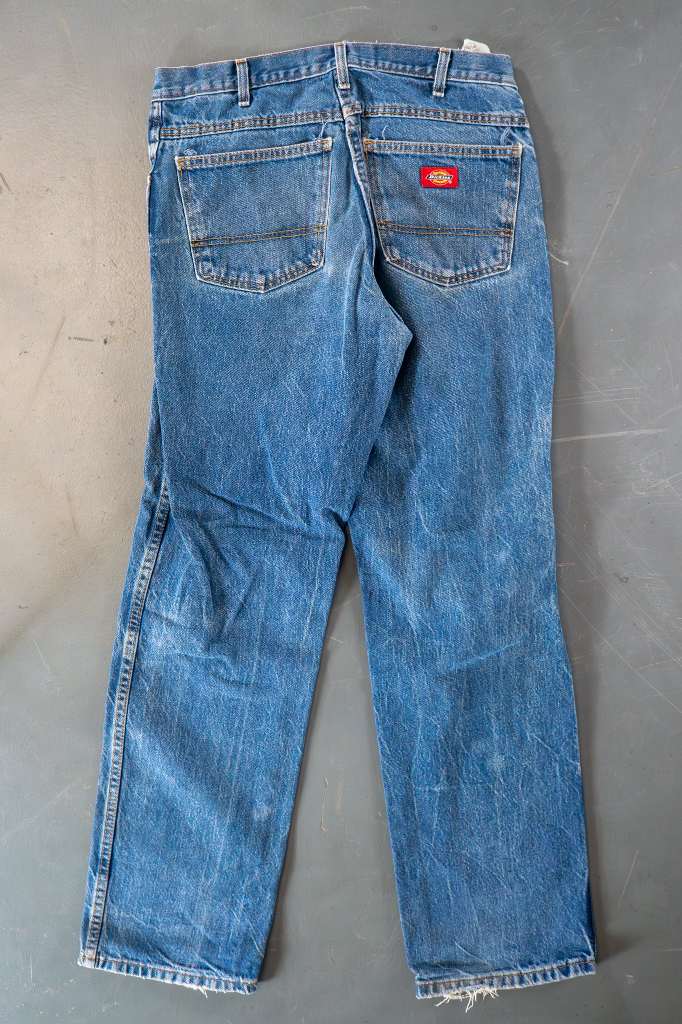 Dickies Vintage Carpenter Baggy Trousers– 90s Y2K - Denim - W38, L31