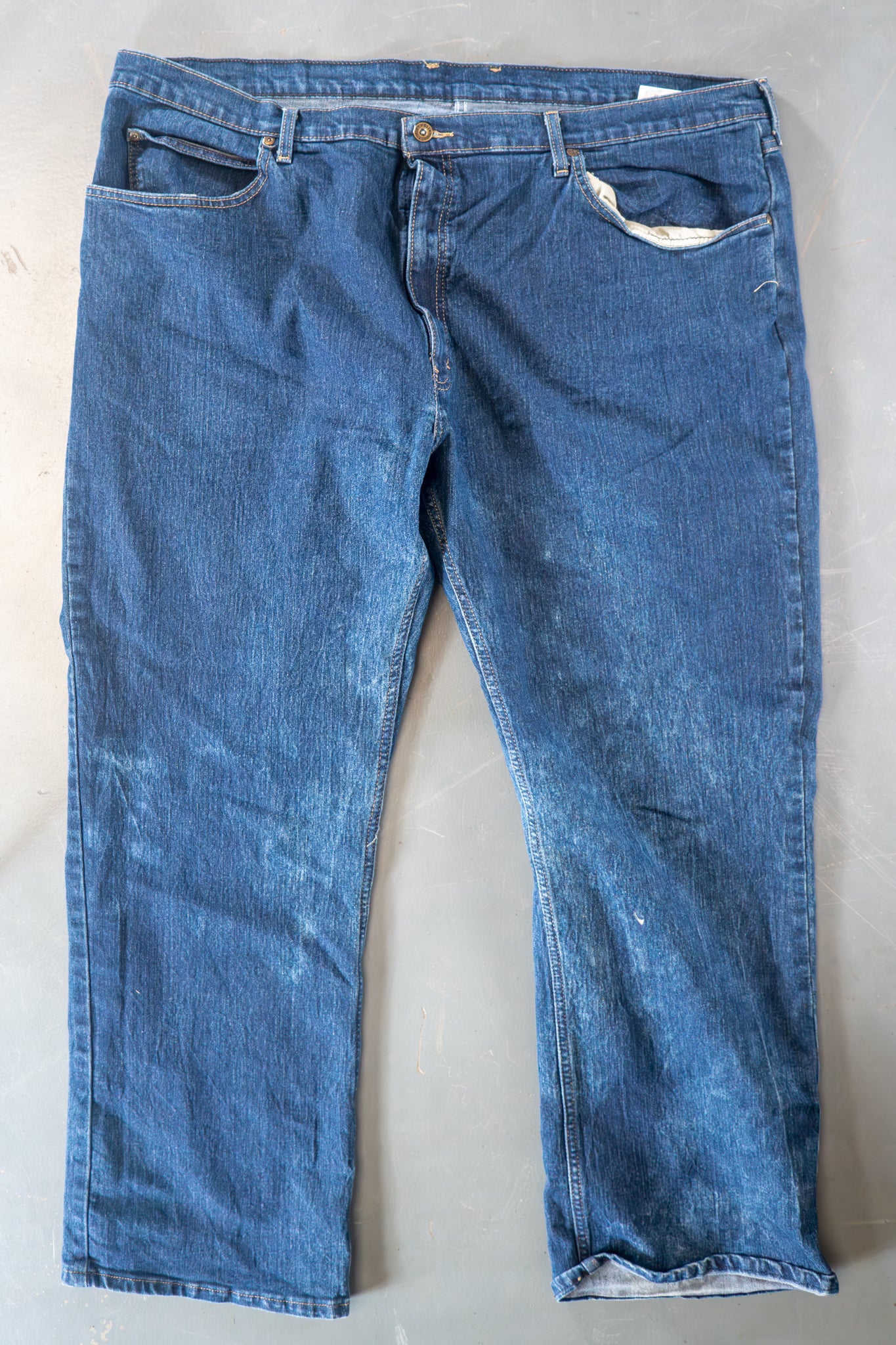Dickies Vintage Carpenter Baggy Trousers– 90s Y2K - Denim - W44, L30