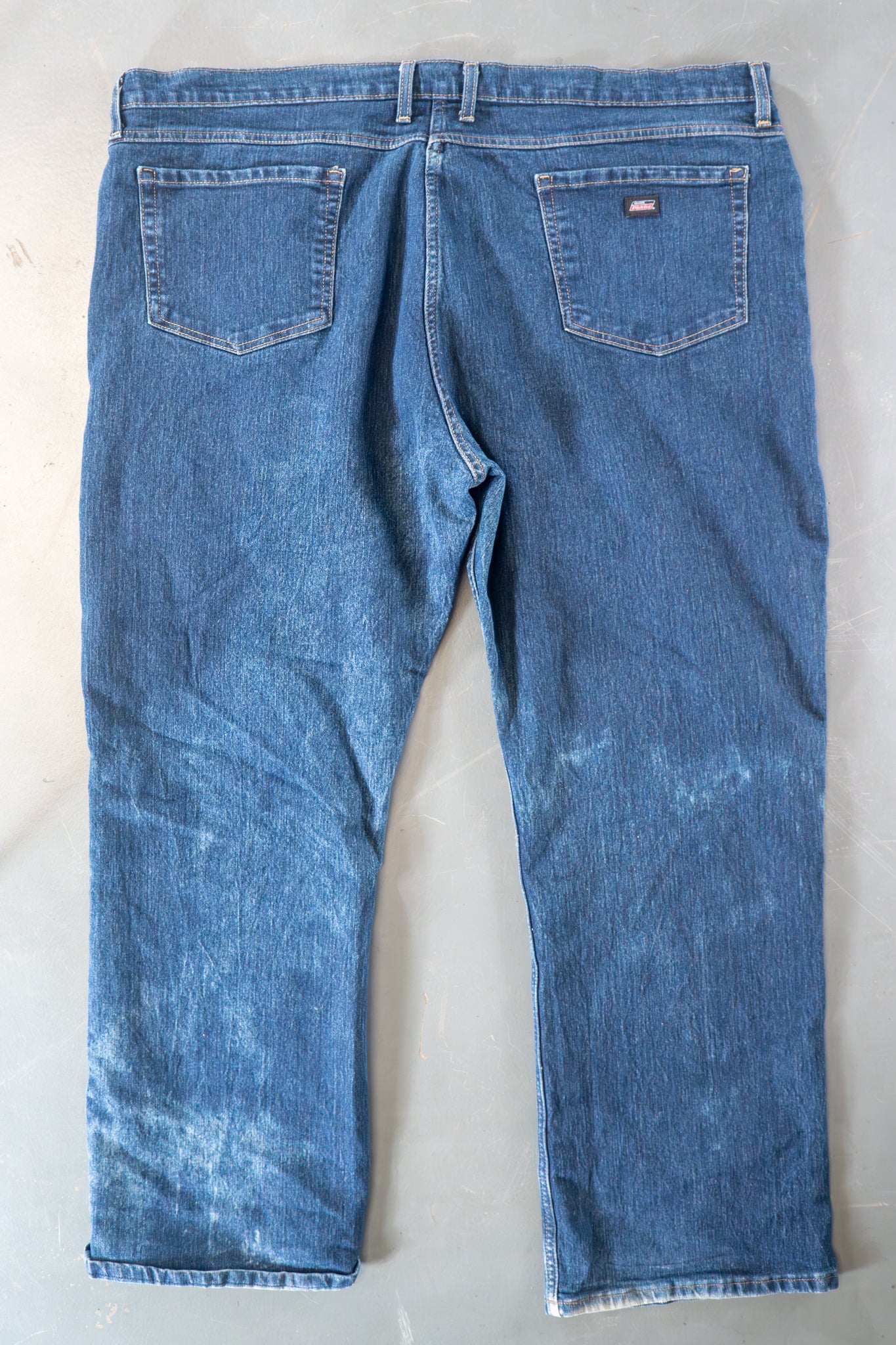 Dickies Vintage Carpenter Baggy Trousers– 90s Y2K - Denim - W44, L30
