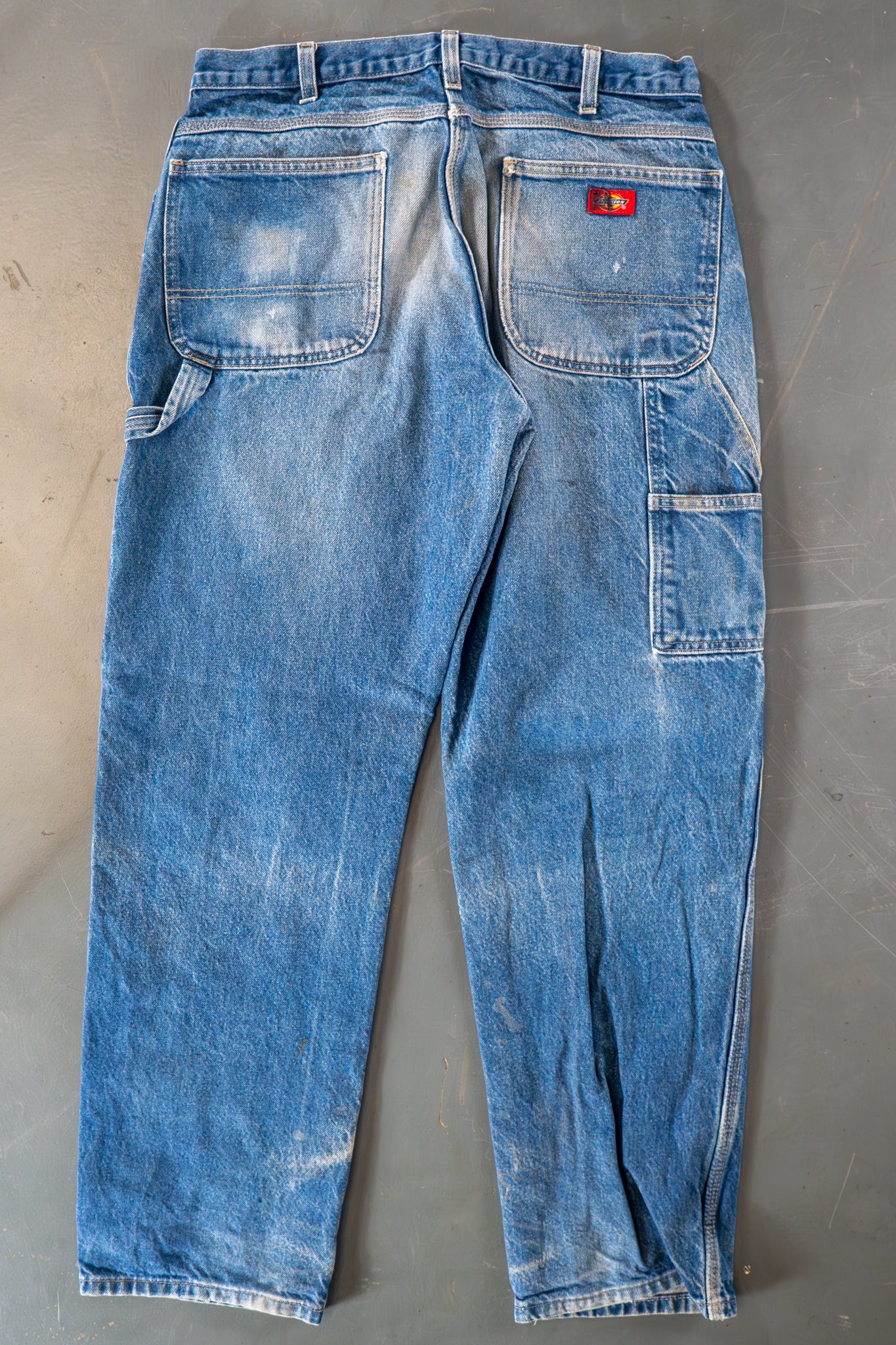 Dickies Vintage Carpenter Baggy Trousers– 90s Y2K - Denim - W32, L31