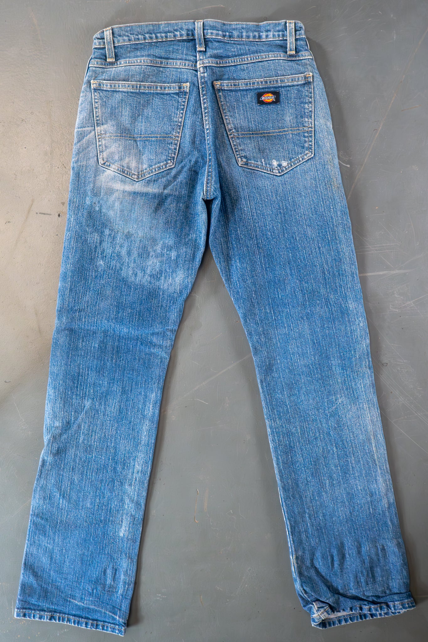 Dickies Vintage Carpenter Baggy Trousers– 90s Y2K - Denim - W28, L32