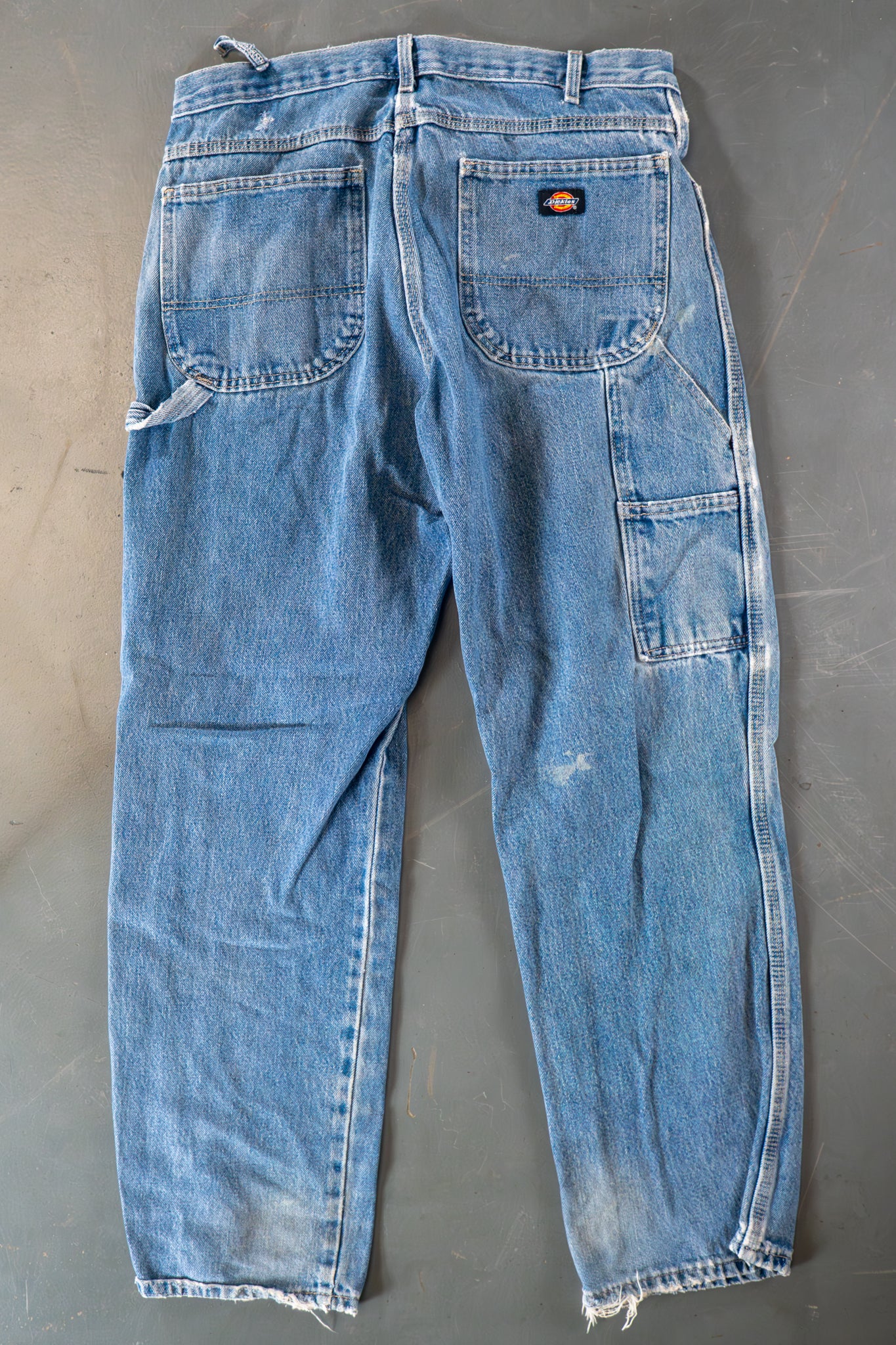 Dickies Vintage Carpenter Baggy Trousers– 90s Y2K - Denim - W34, L30
