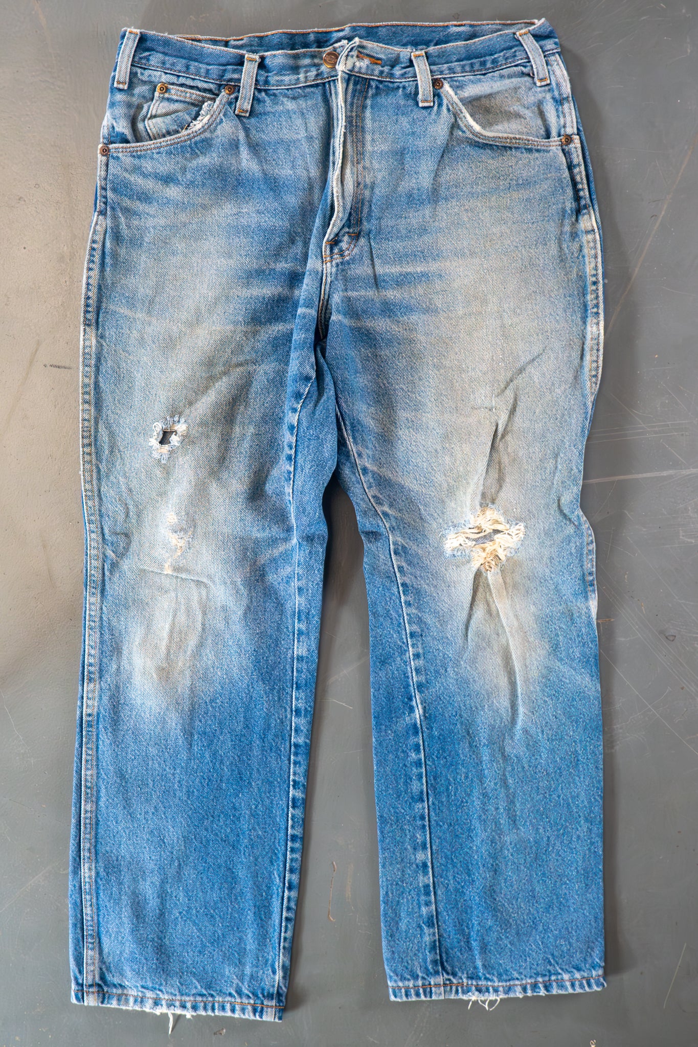 Dickies Vintage Carpenter Baggy Trousers– 90s Y2K - Denim - W30, L27