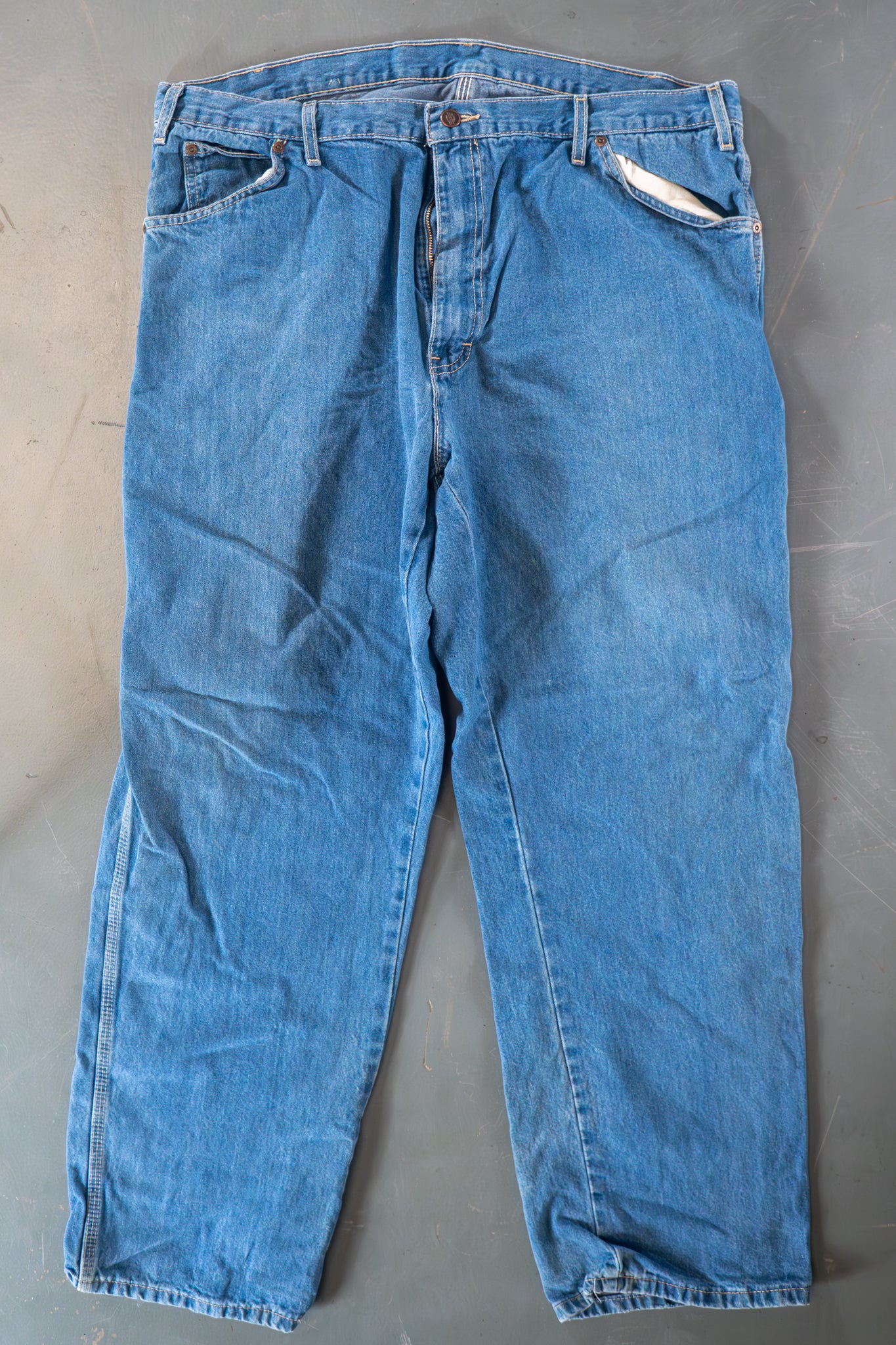 Dickies Vintage Carpenter Baggy Trousers– 90s Y2K - Denim - W38, L30