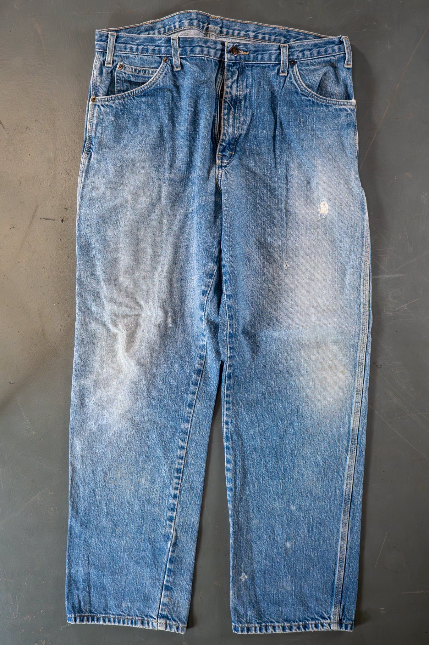 Dickies Vintage Carpenter Baggy Trousers– 90s Y2K - Denim - W36, L32