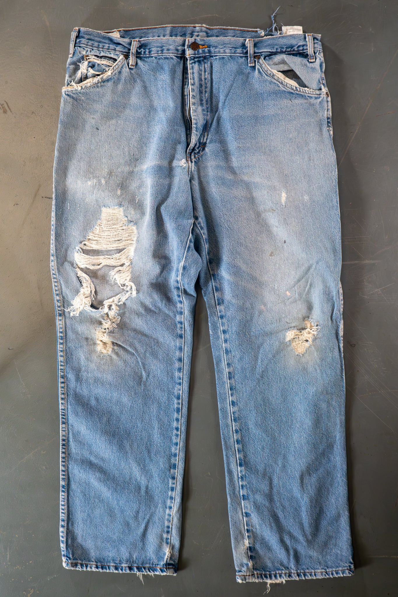 Dickies Vintage Carpenter Baggy Trousers– 90s Y2K - Denim - W38, L30