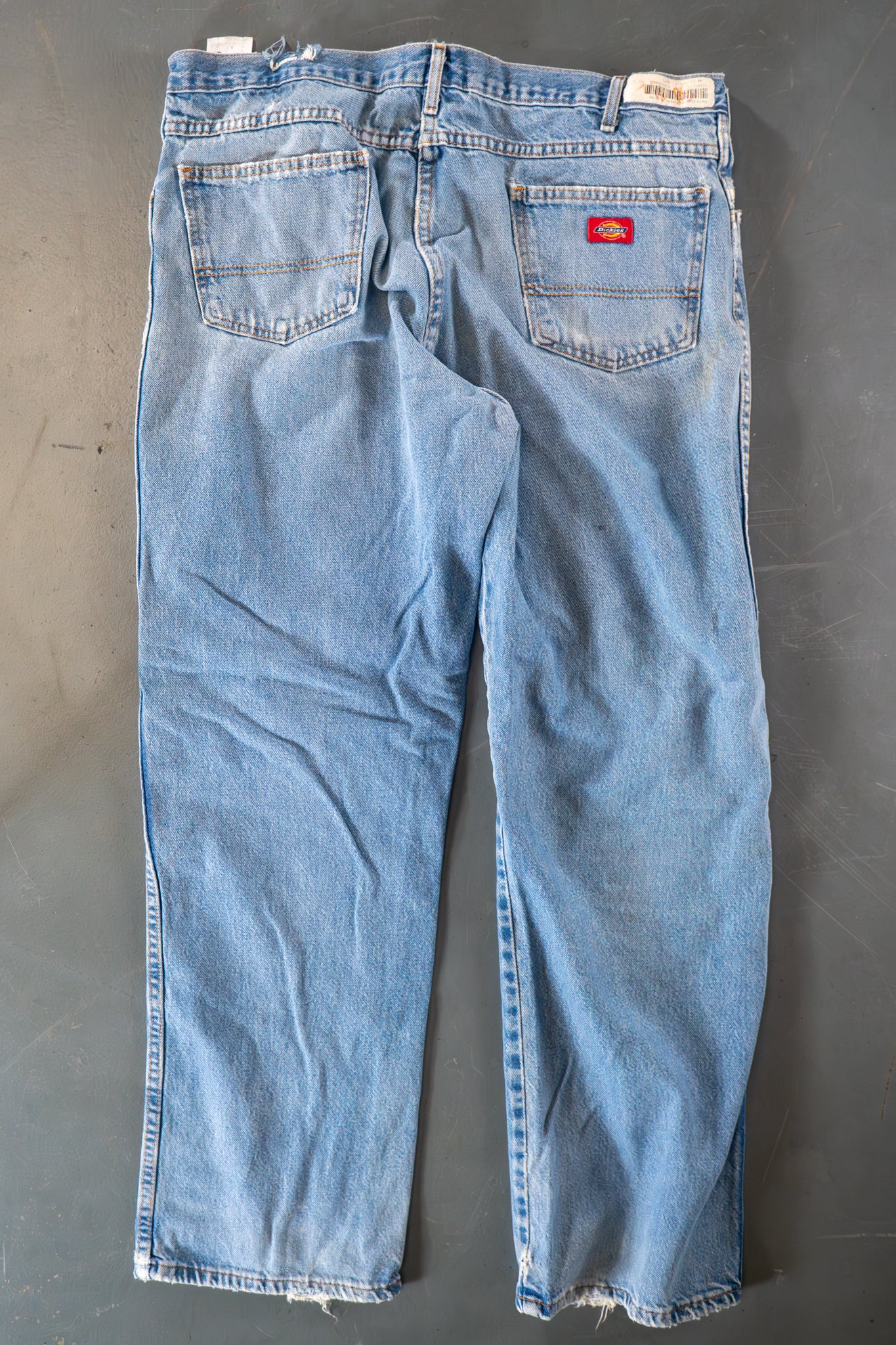 Dickies Vintage Carpenter Baggy Trousers– 90s Y2K - Denim - W38, L30