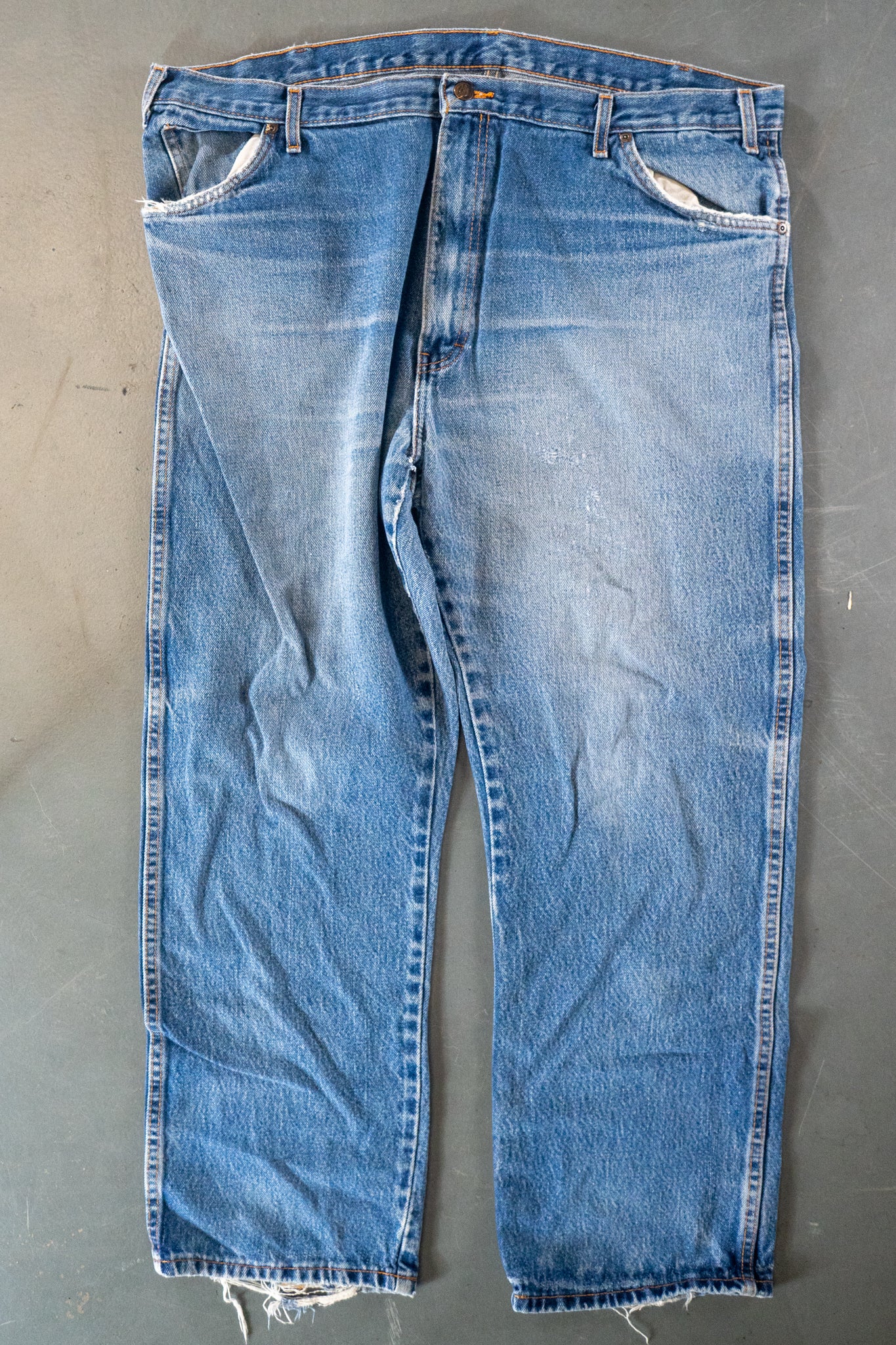 Dickies Vintage Carpenter Baggy Trousers– 90s Y2K - Denim - W38, L29