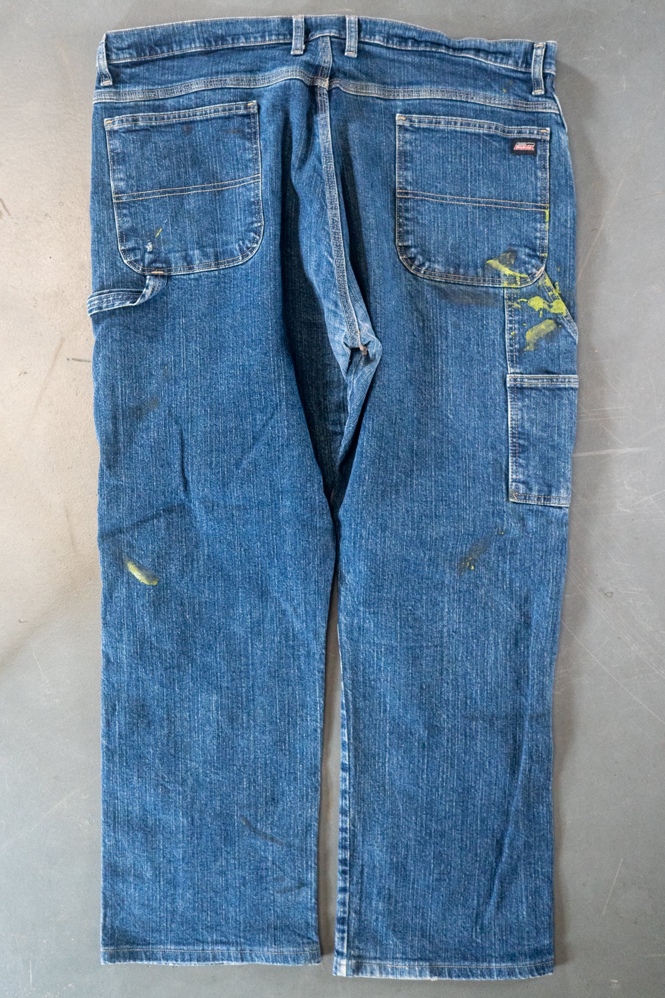 Dickies Vintage Carpenter Baggy Trousers– 90s Y2K - Denim - W40, L30