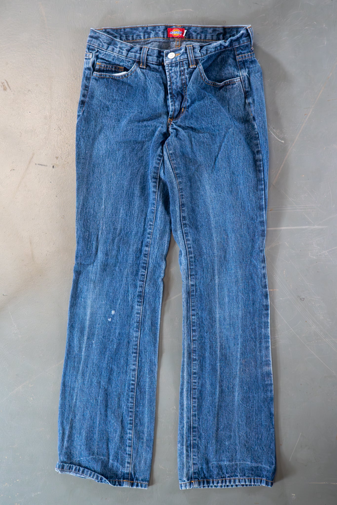 Dickies Vintage Carpenter Baggy Trousers– 90s Y2K - Denim - W28, L32