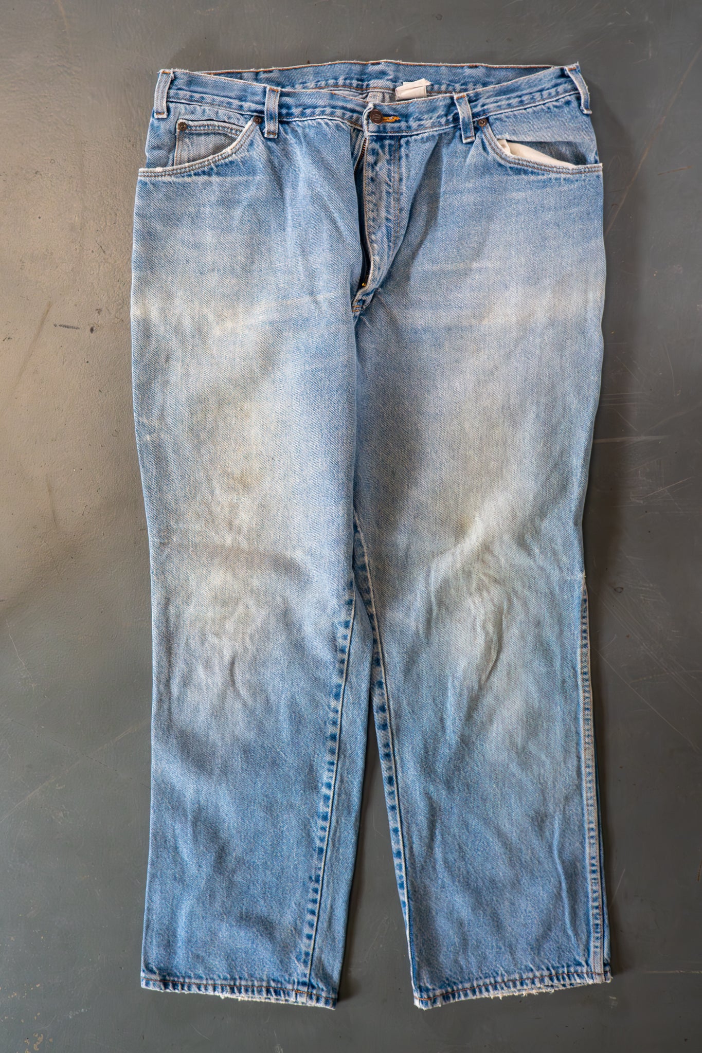 Dickies Vintage Carpenter Baggy Trousers– 90s Y2K - Denim - W34, L28
