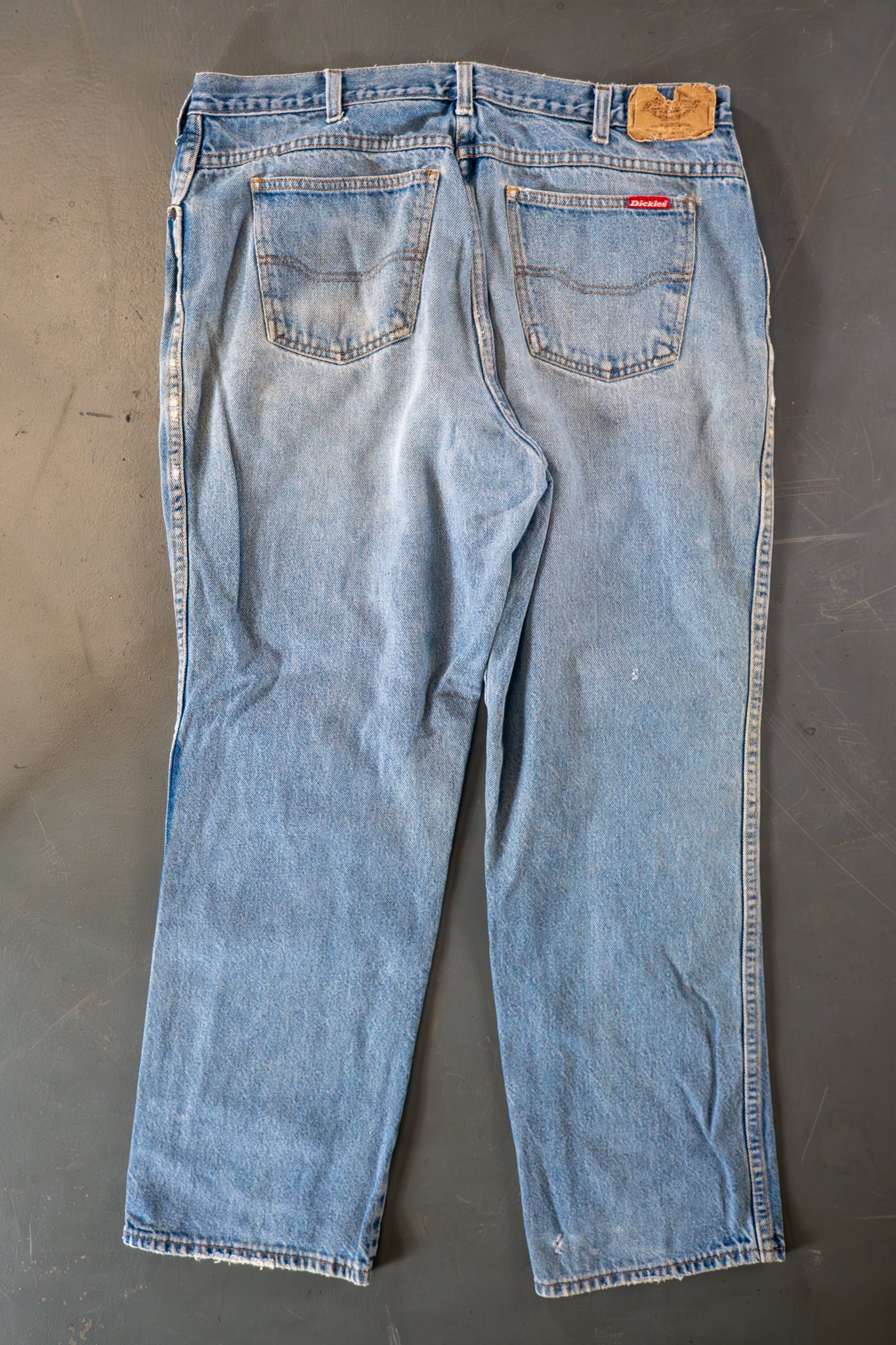 Dickies Vintage Carpenter Baggy Trousers– 90s Y2K - Denim - W34, L28