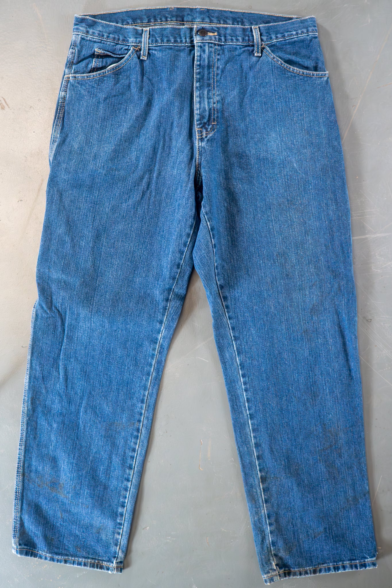Dickies Vintage Carpenter Baggy Trousers– 90s Y2K - Denim - W36, L32