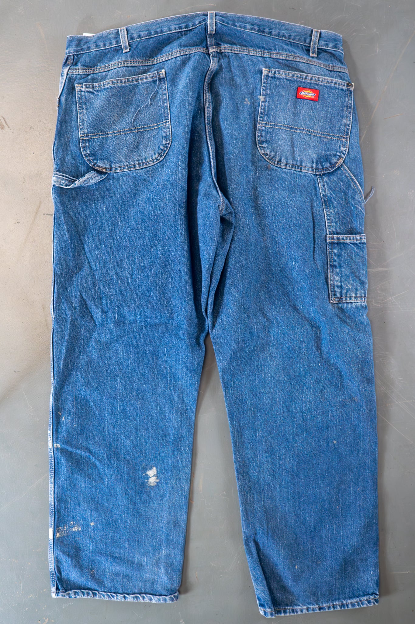 Dickies Vintage Carpenter Baggy Trousers– 90s Y2K - Denim - W40, L31