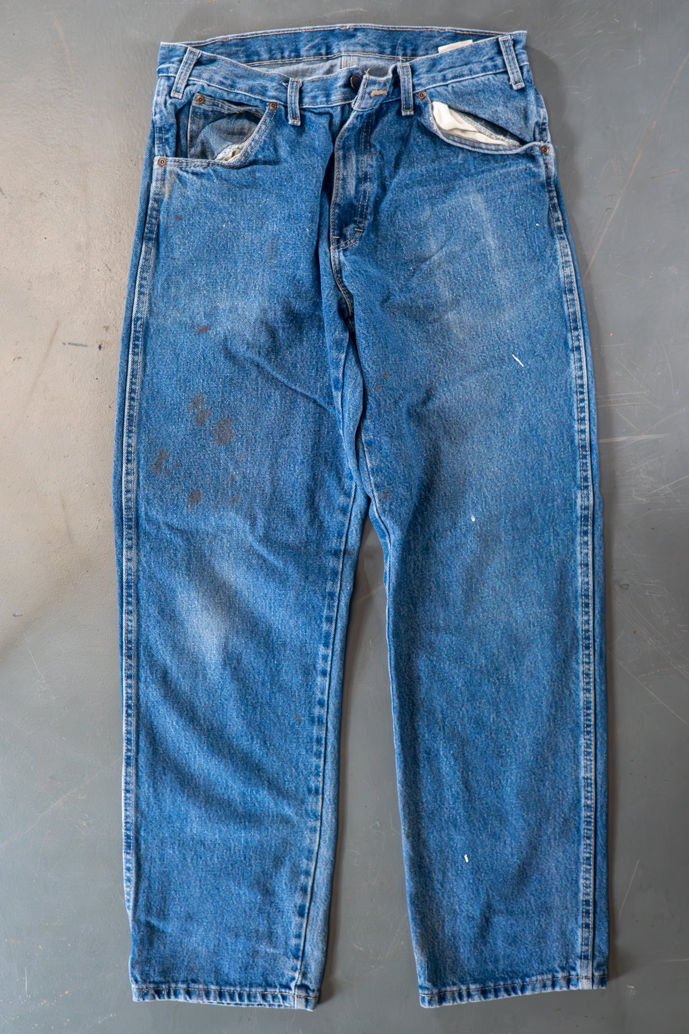 Dickies Vintage Carpenter Baggy Trousers– 90s Y2K - Denim - W30, L31