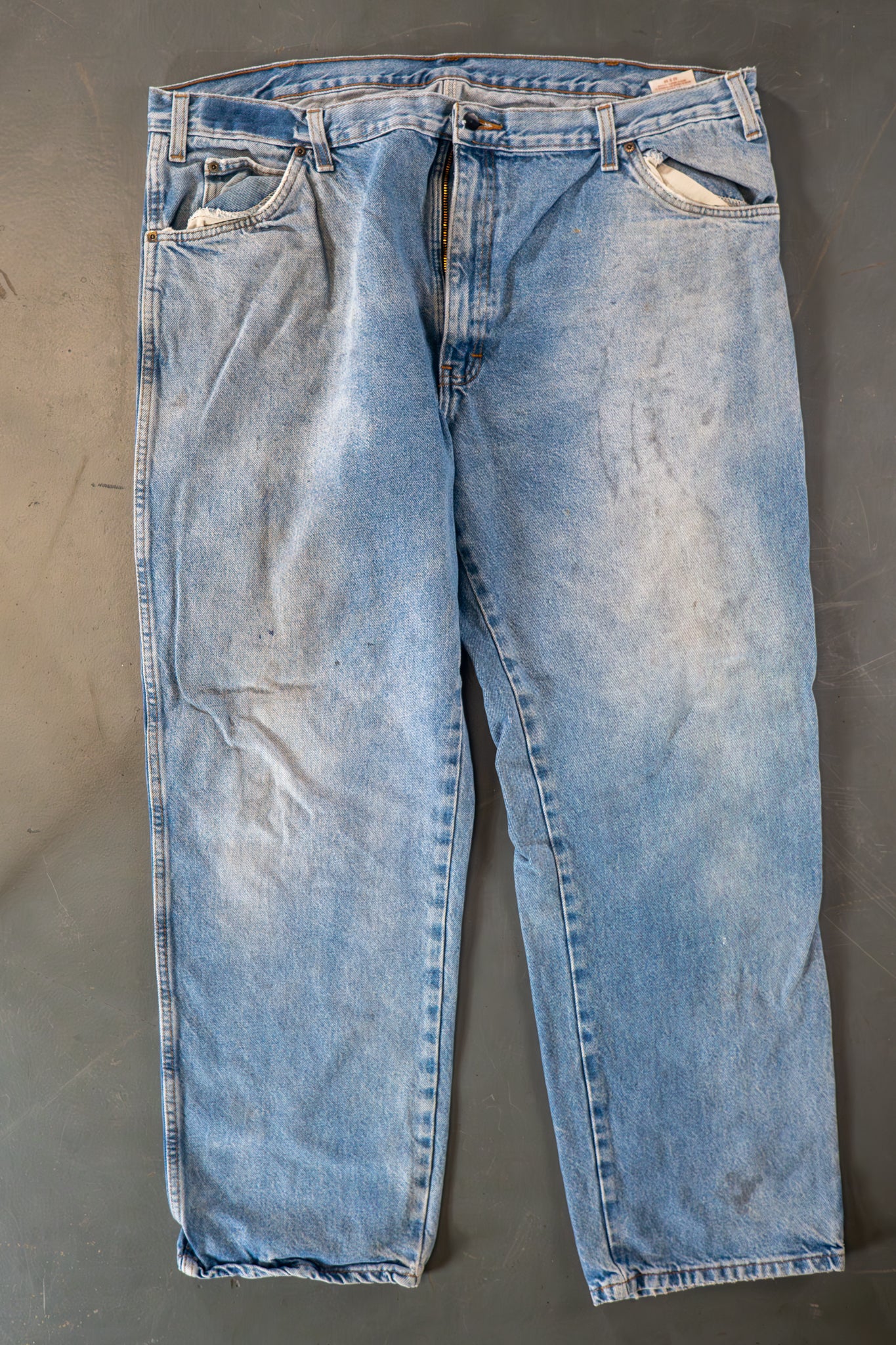Dickies Vintage Carpenter Baggy Trousers– 90s Y2K - Denim - W40, L29