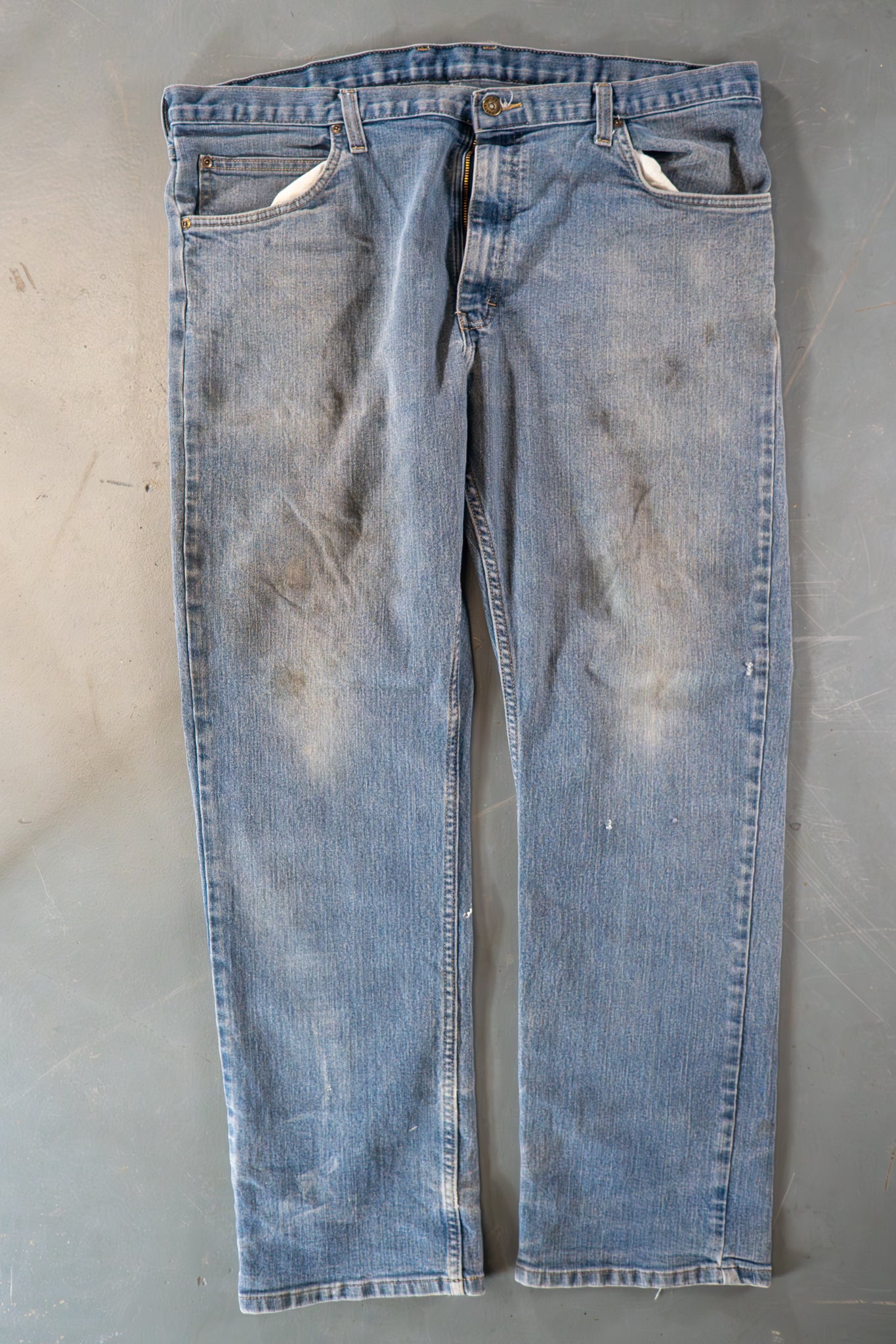 Dickies Vintage Carpenter Baggy Trousers– 90s Y2K - Denim - W38, L30