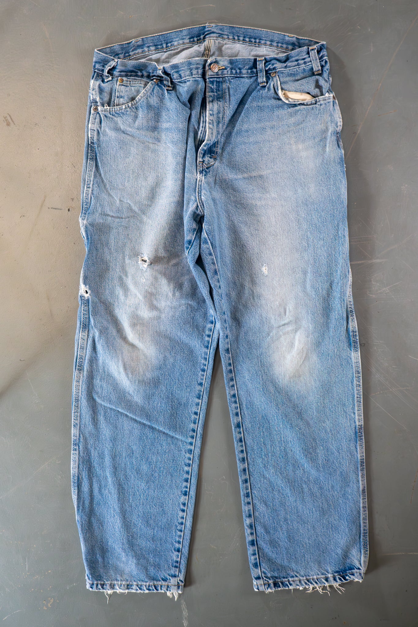 Dickies Vintage Carpenter Baggy Trousers– 90s Y2K - Denim - W36, L31