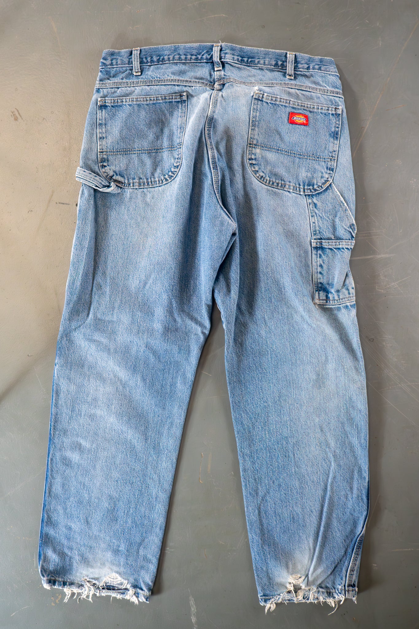 Dickies Vintage Carpenter Baggy Trousers– 90s Y2K - Denim - W36, L31