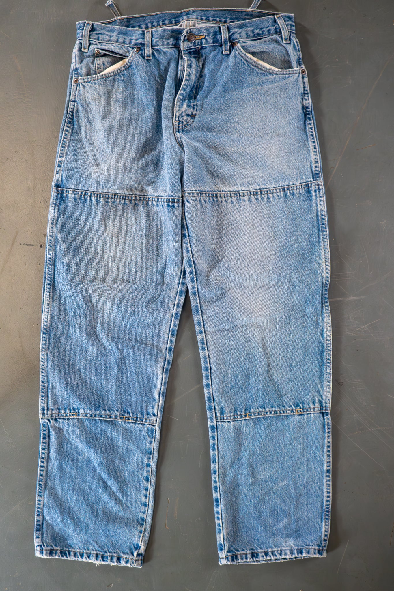 Dickies Vintage Carpenter Baggy Trousers– 90s Y2K - Denim - W32, L31