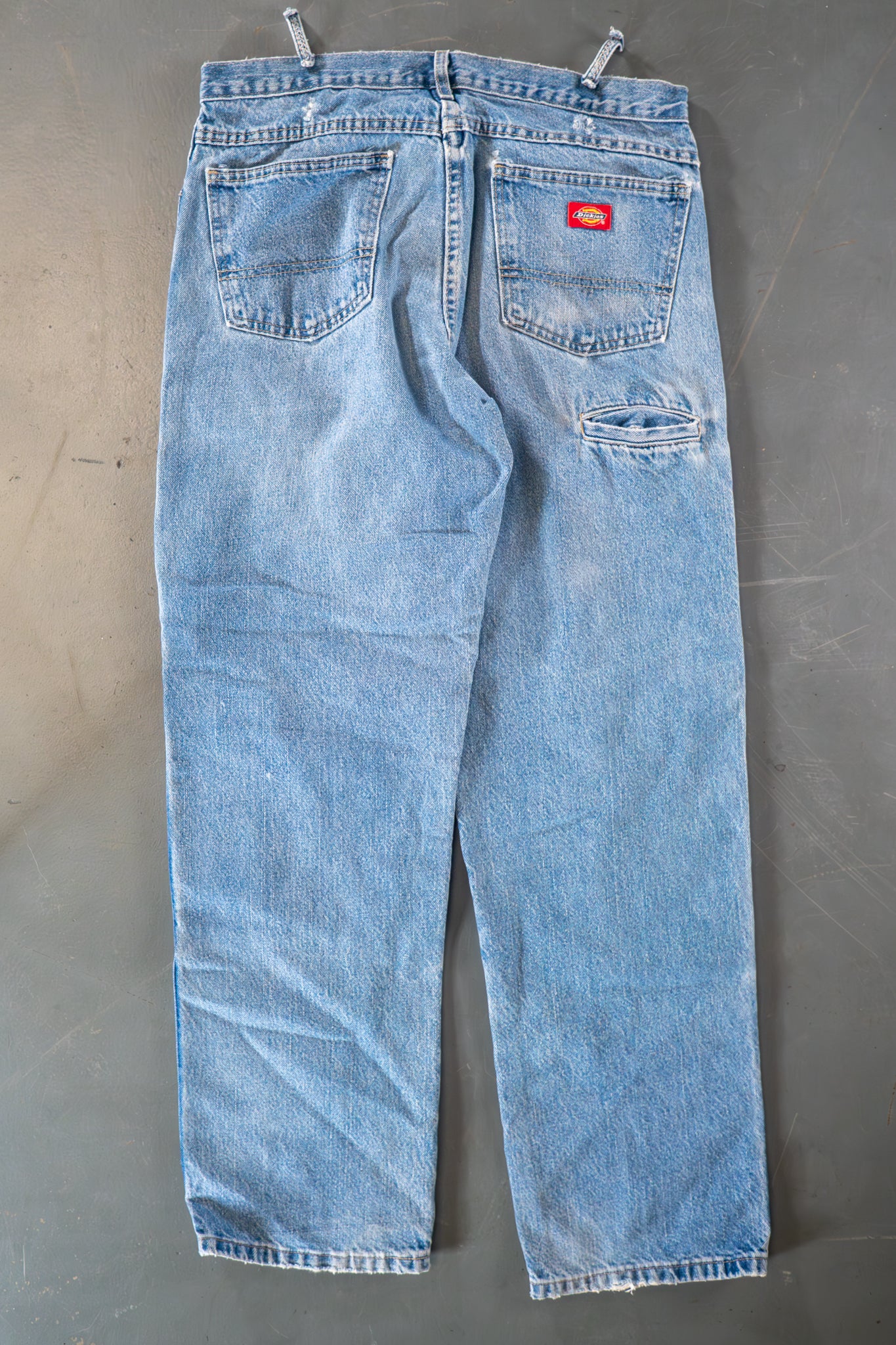 Dickies Vintage Carpenter Baggy Trousers– 90s Y2K - Denim - W32, L31