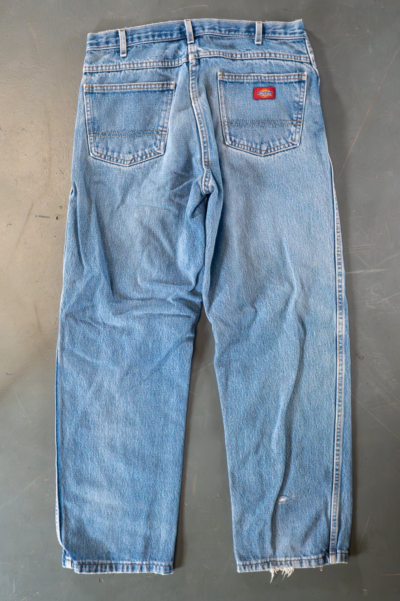 Dickies Vintage Carpenter Baggy Trousers– 90s Y2K - Denim - W30, L30