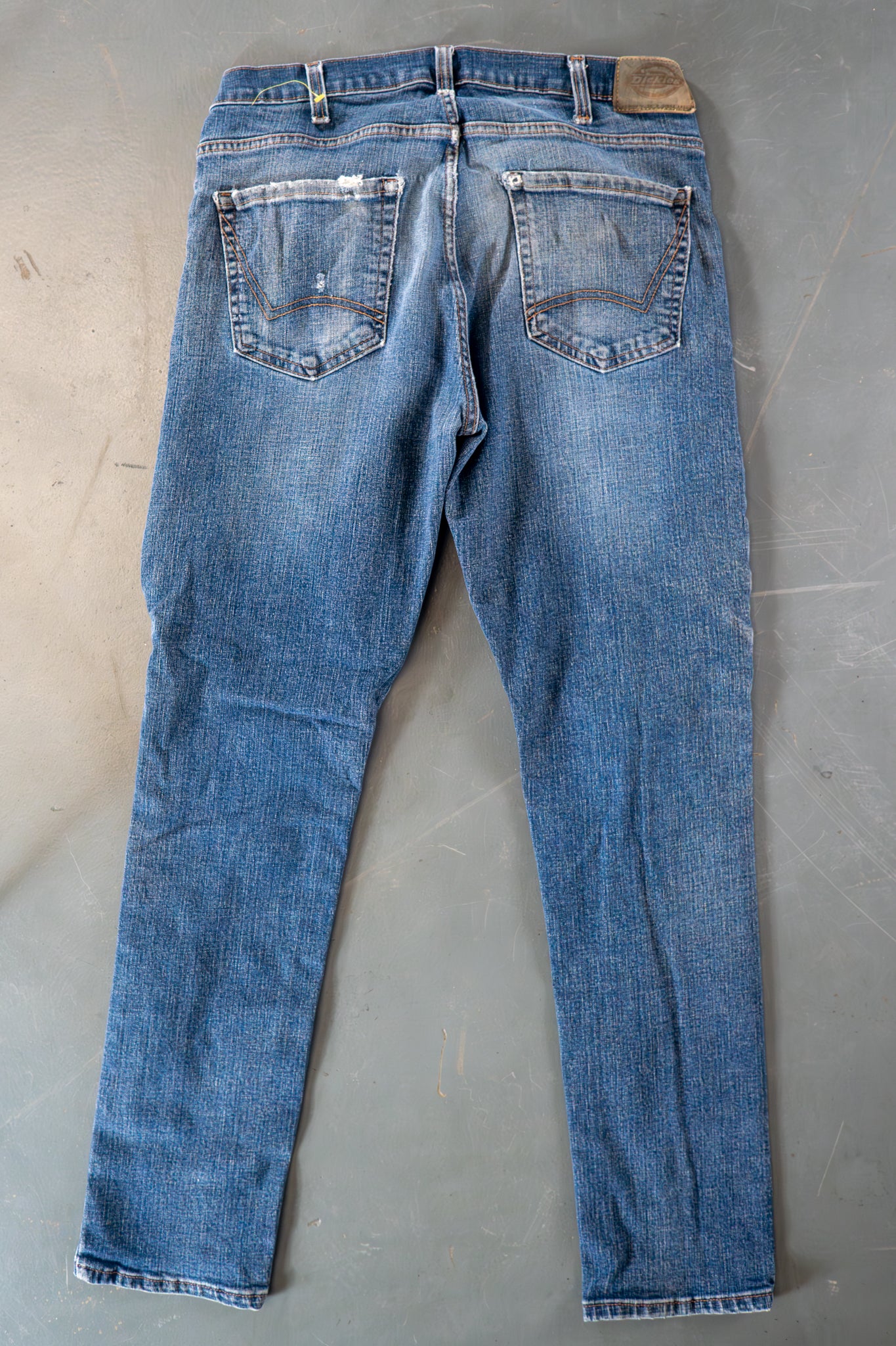Dickies Vintage Carpenter Baggy Trousers– 90s Y2K - Denim - W32, L32