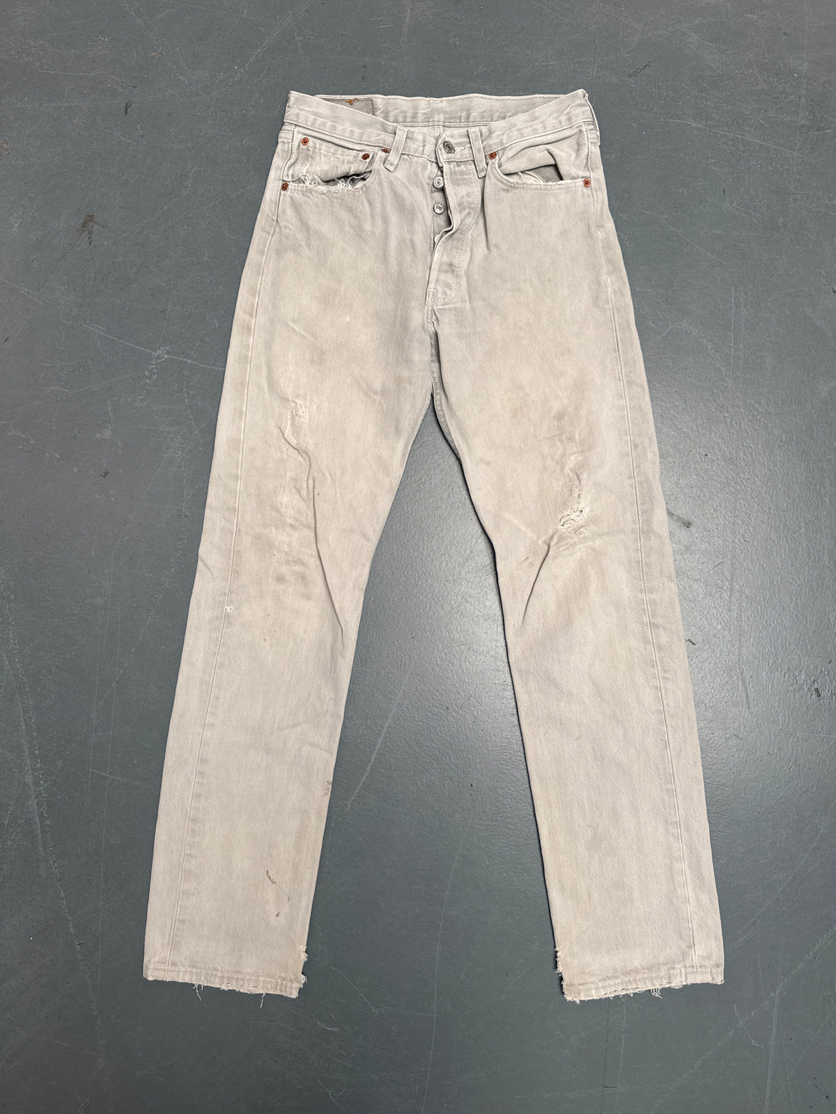 Levis 501 Regular Fit Vintage Jean 90s Made - W 28 L 33 - F107