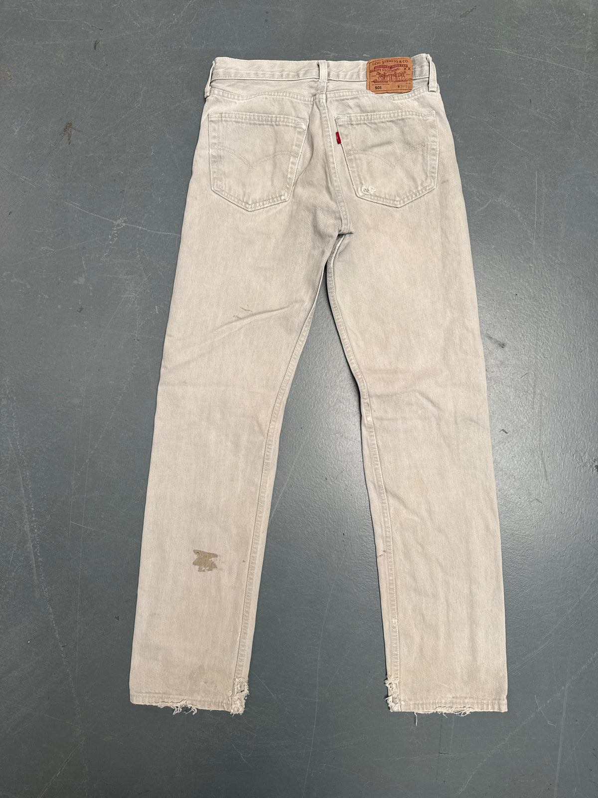 Levis 501 Regular Fit Vintage Jean 90s Made - W 28 L 33 - F107
