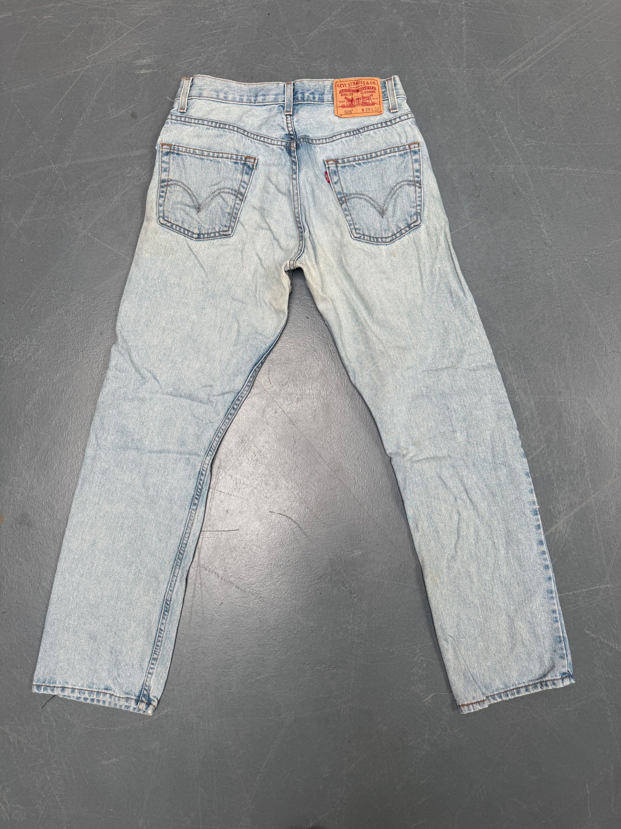 Levis 505 Regular Fit Vintage Jean 90s - W 29 L 30 - GR52