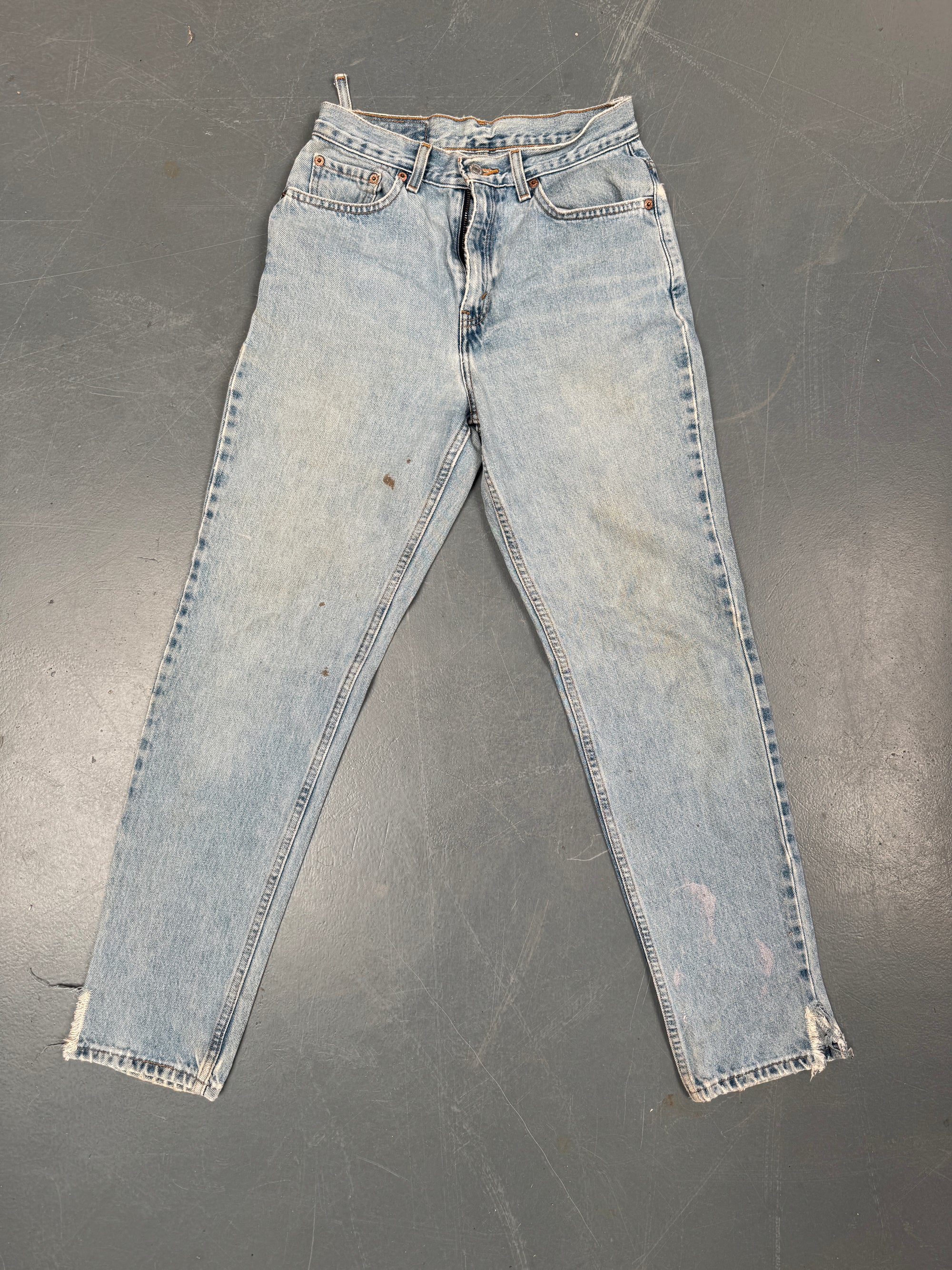 Vintage Ladies Levis High Waisted Denim 90s Made Jean - W 27 L 30 - HW01