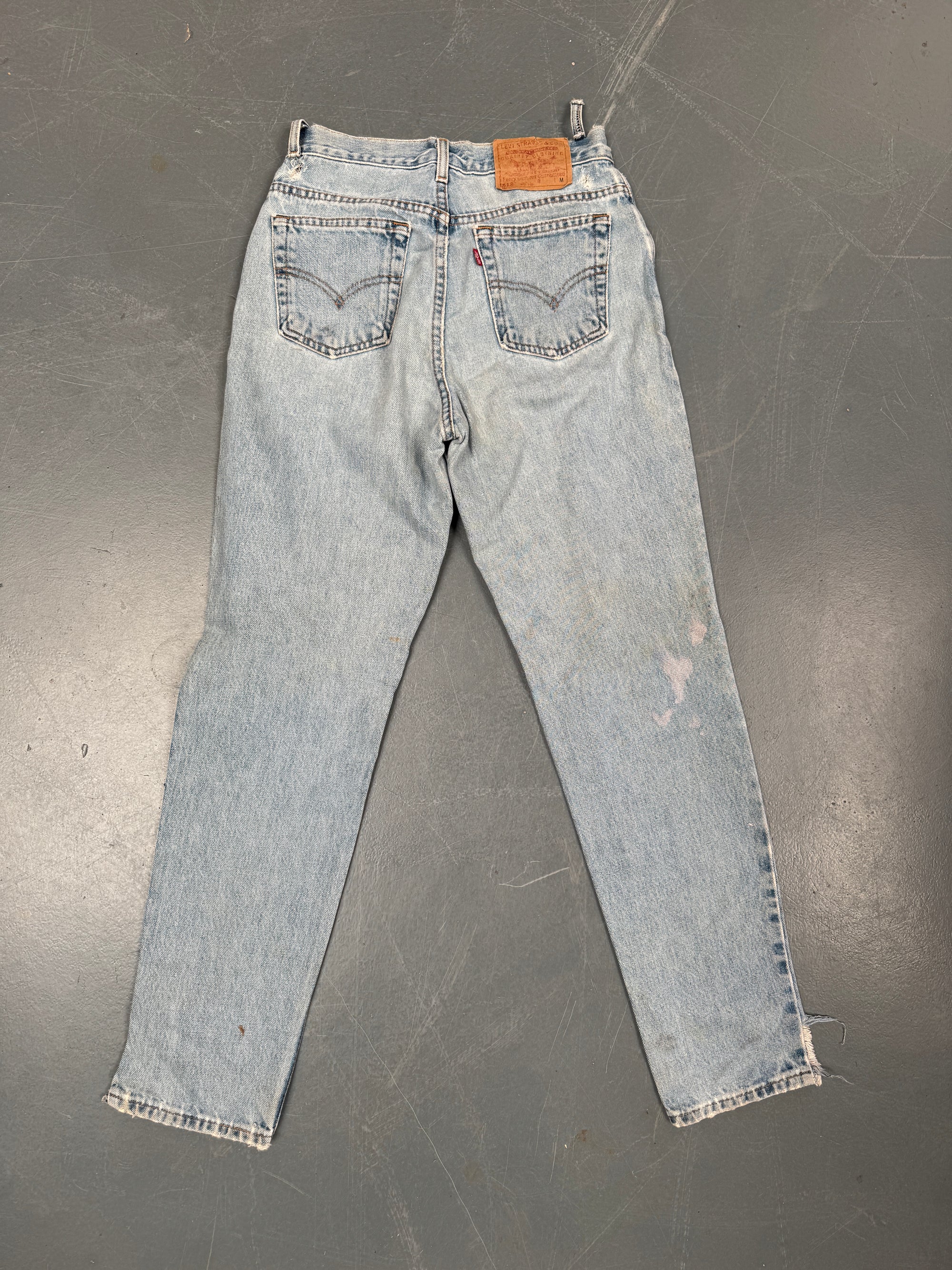 Vintage Ladies Levis High Waisted Denim 90s Made Jean - W 27 L 30 - HW01