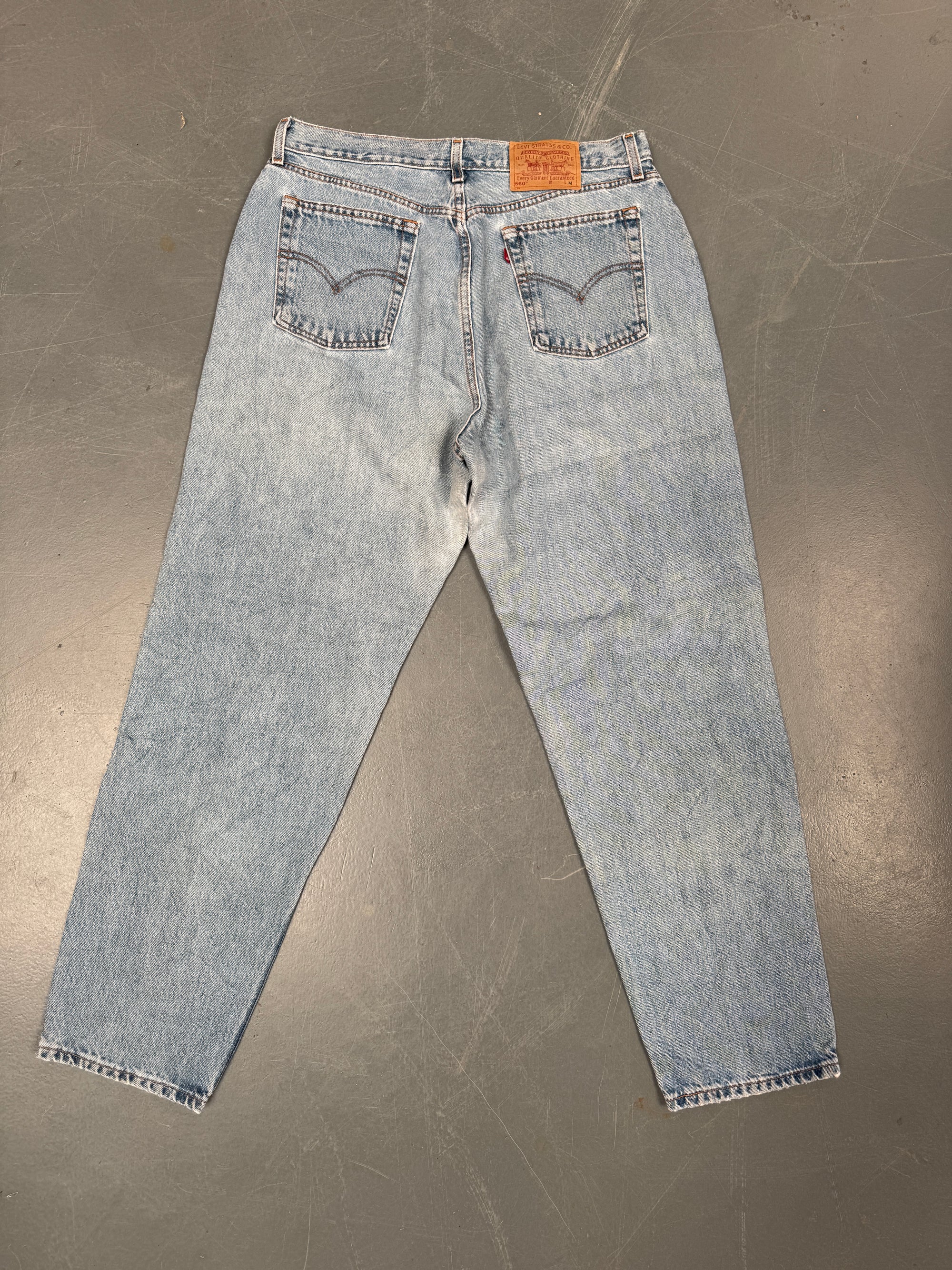 Vintage Ladies Levis High Waisted Denim 90s Made Jean - W 32 L 31 - HW03