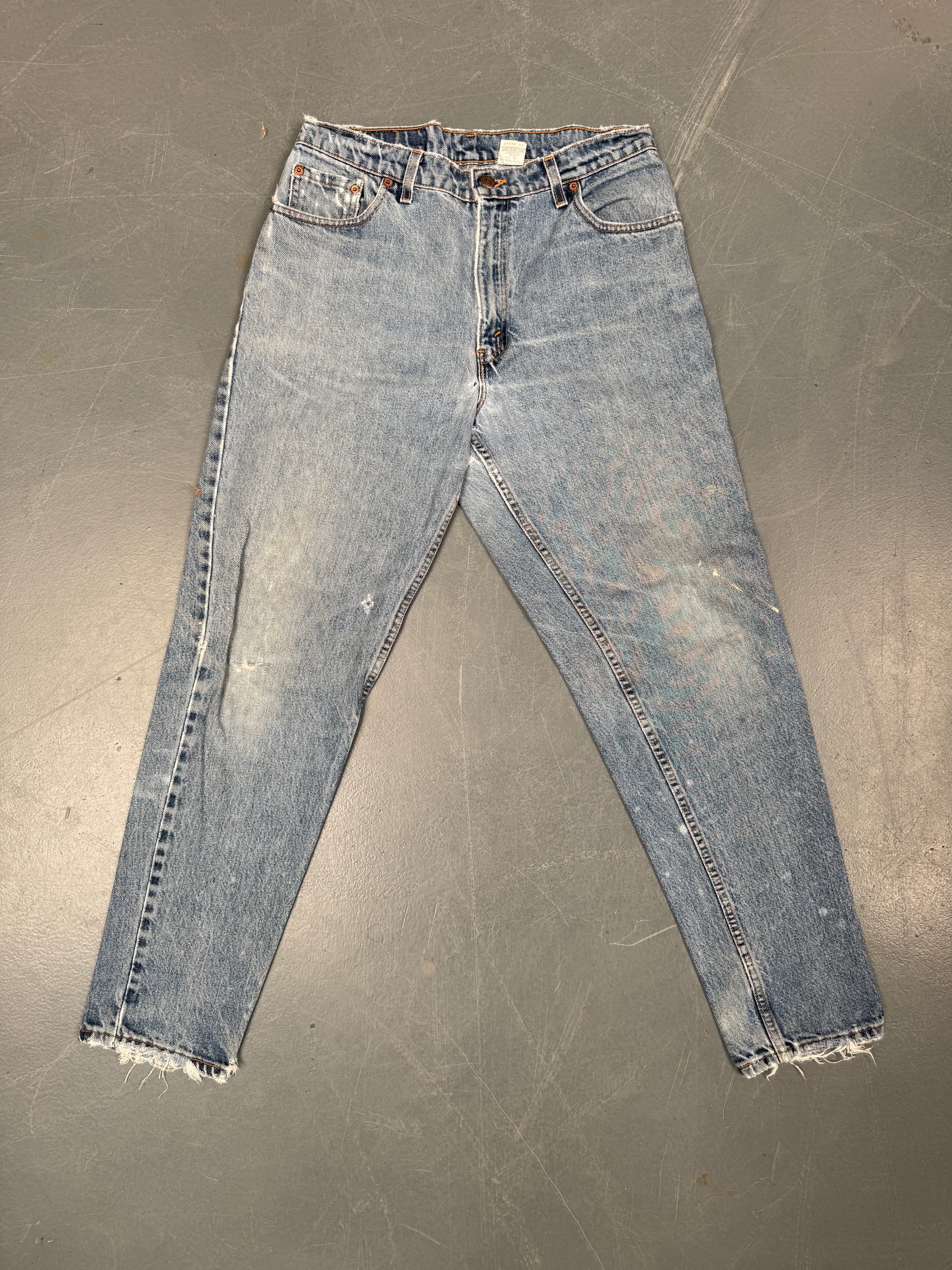 Vintage Ladies Levis High Waisted Denim 90s Made Jean - W 31 L 30 - HW07