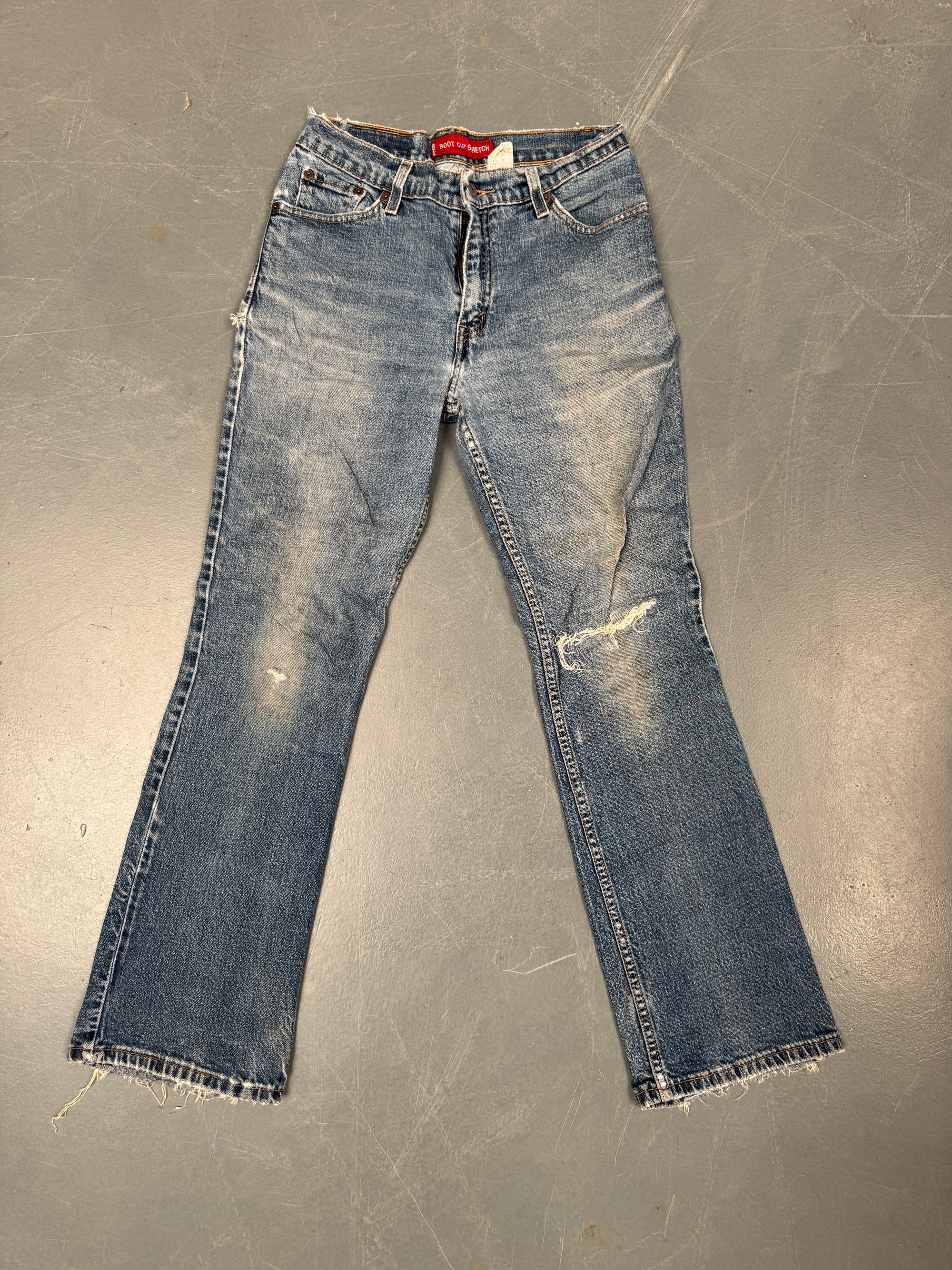 Vintage Ladies Levis High Waisted Denim 90s Made Jean - W 26 L 29 - HW11
