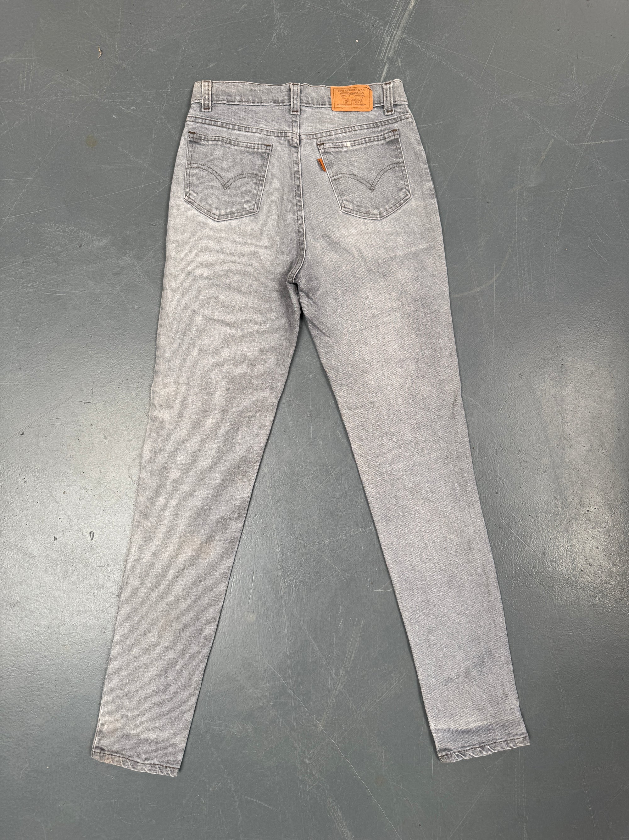 Vintage Ladies Levis High Waisted Denim 90s Made Jean - W 26 L 31 - HW15