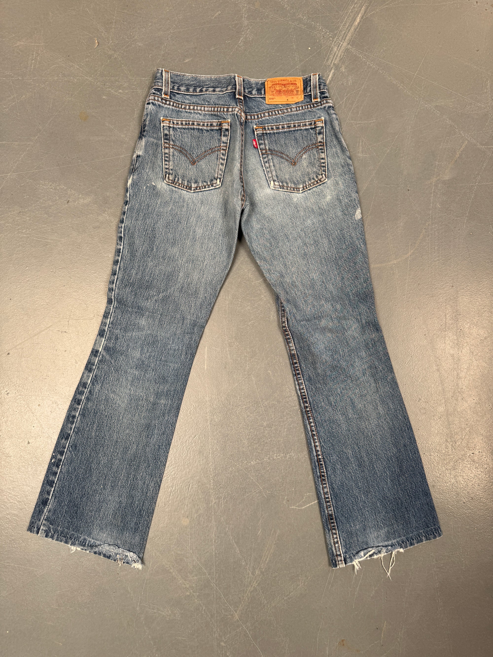 Vintage Ladies Levis High Waisted Denim 90s Made Jean - W 27 L 28 - HW16