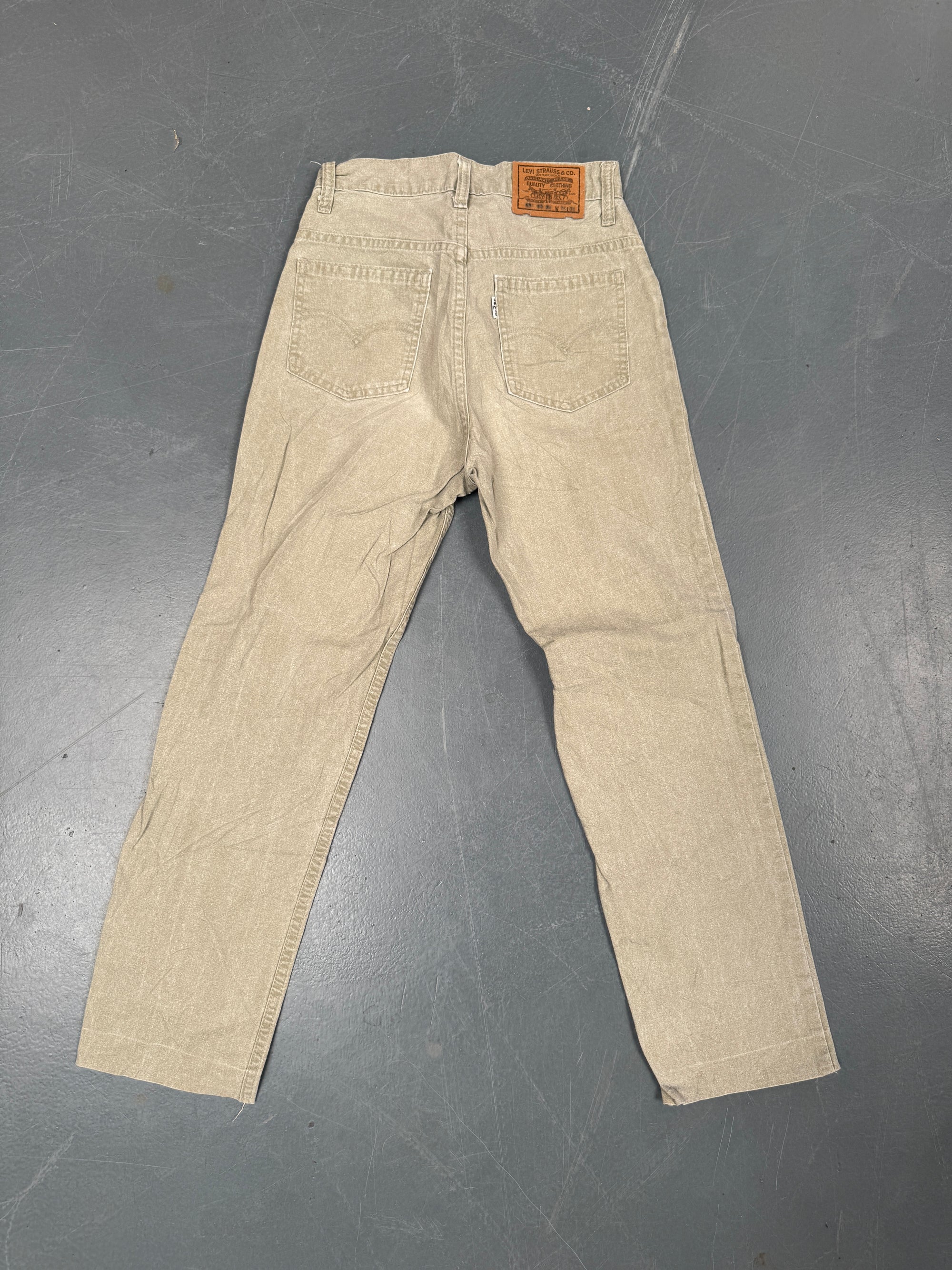 Vintage Ladies Levis High Waisted Denim 90s Made Jean - W 24 L 25 - HW21