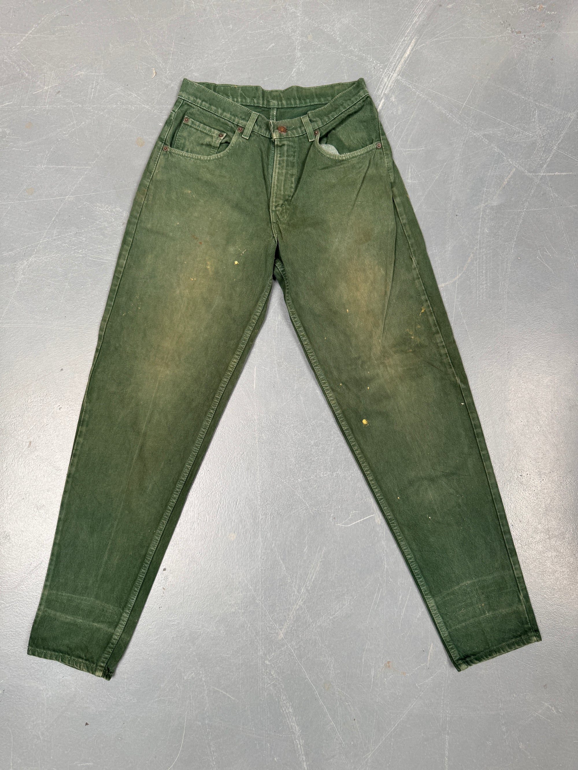 Vintage Ladies Levis High Waisted Denim 90s Made Jean - W 30 L 34 - HW24